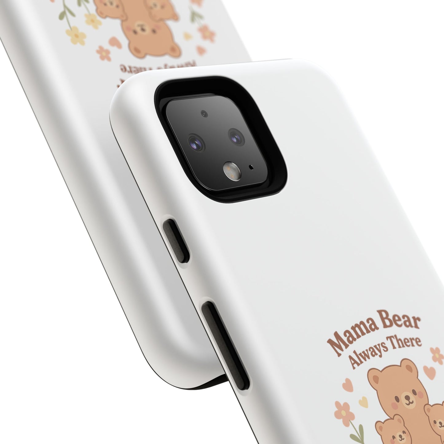 Mama Bear Always There Phone Case – Cute Kawaii Gift for Moms