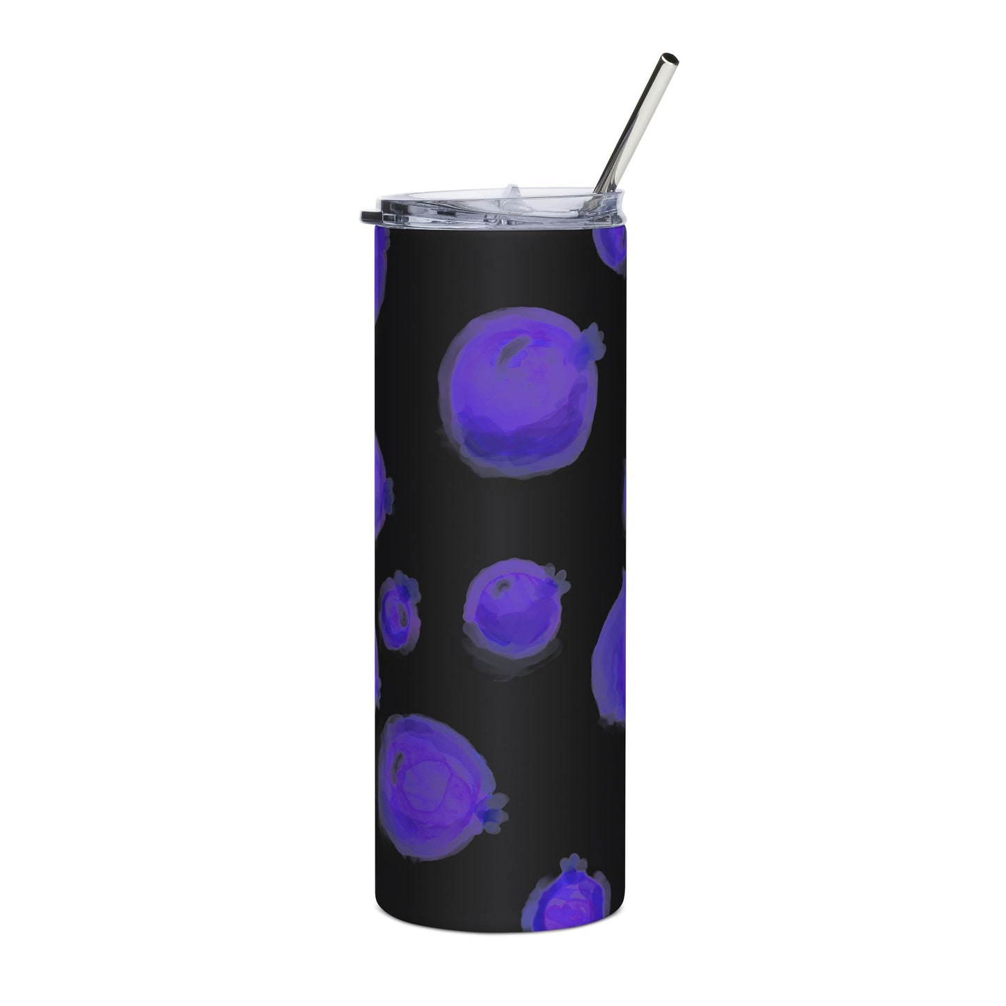 Blueberry Patterned Tumbler
