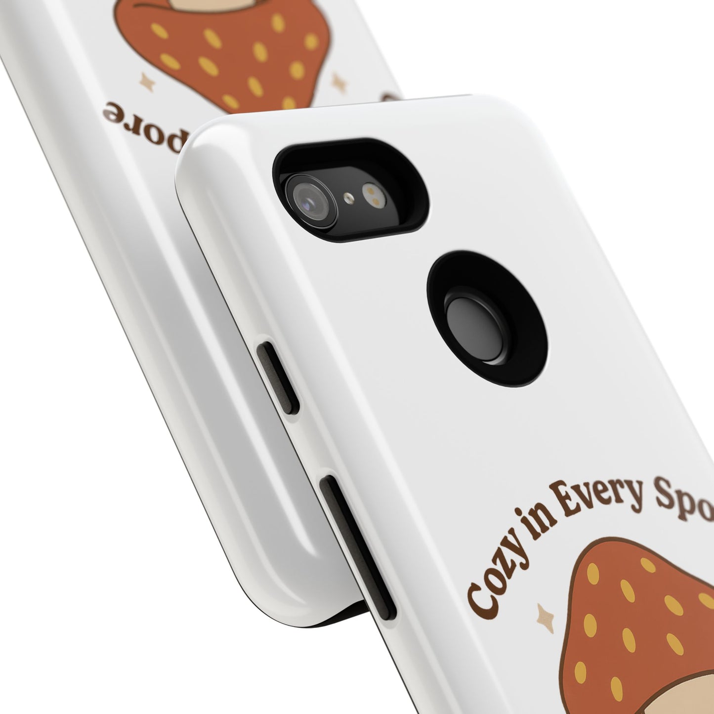Phone Case - Cozy Mushroom 'Cozy in Every Spore' Design