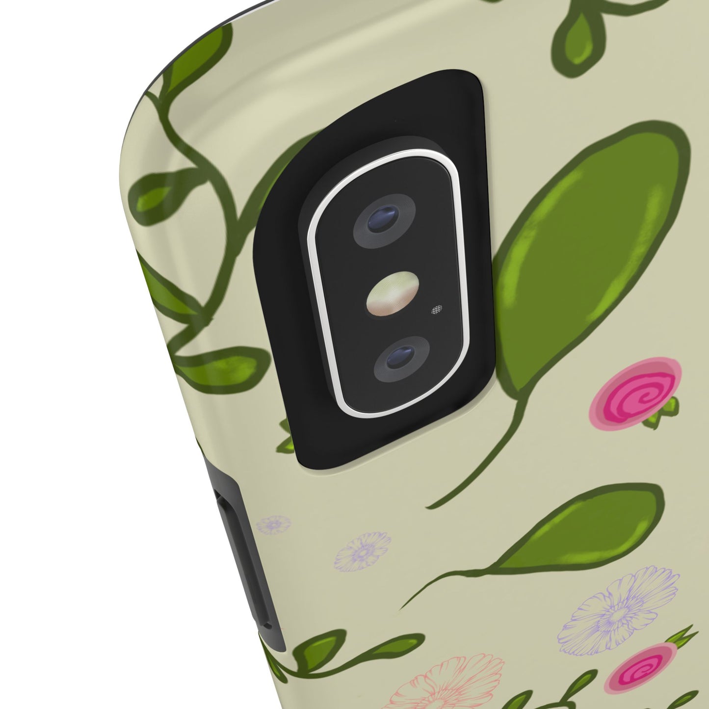 Phone Case - Bees and Flowers Seamless Pattern