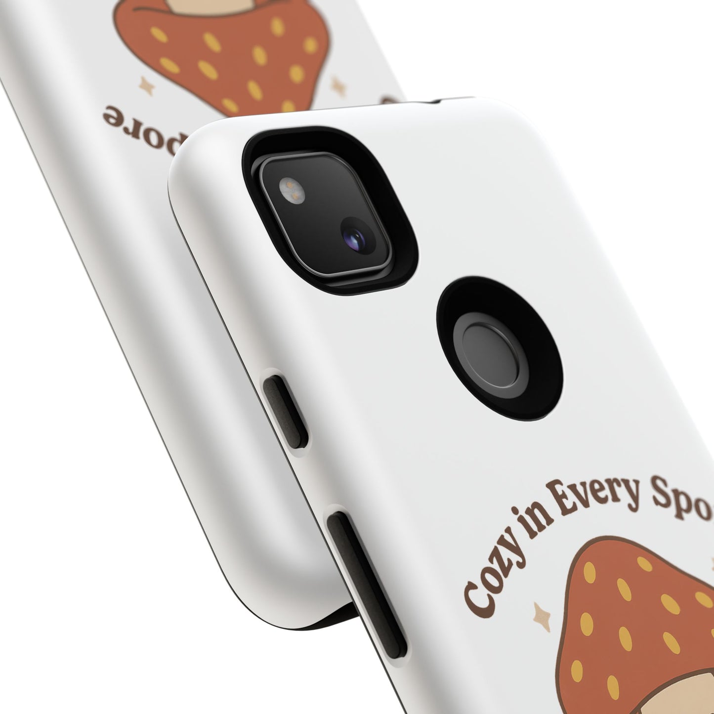 Phone Case - Cozy Mushroom 'Cozy in Every Spore' Design