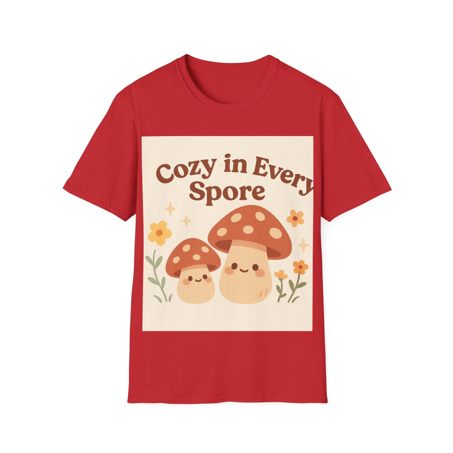 Cozy Mushroom T-Shirt for Nature Lovers
