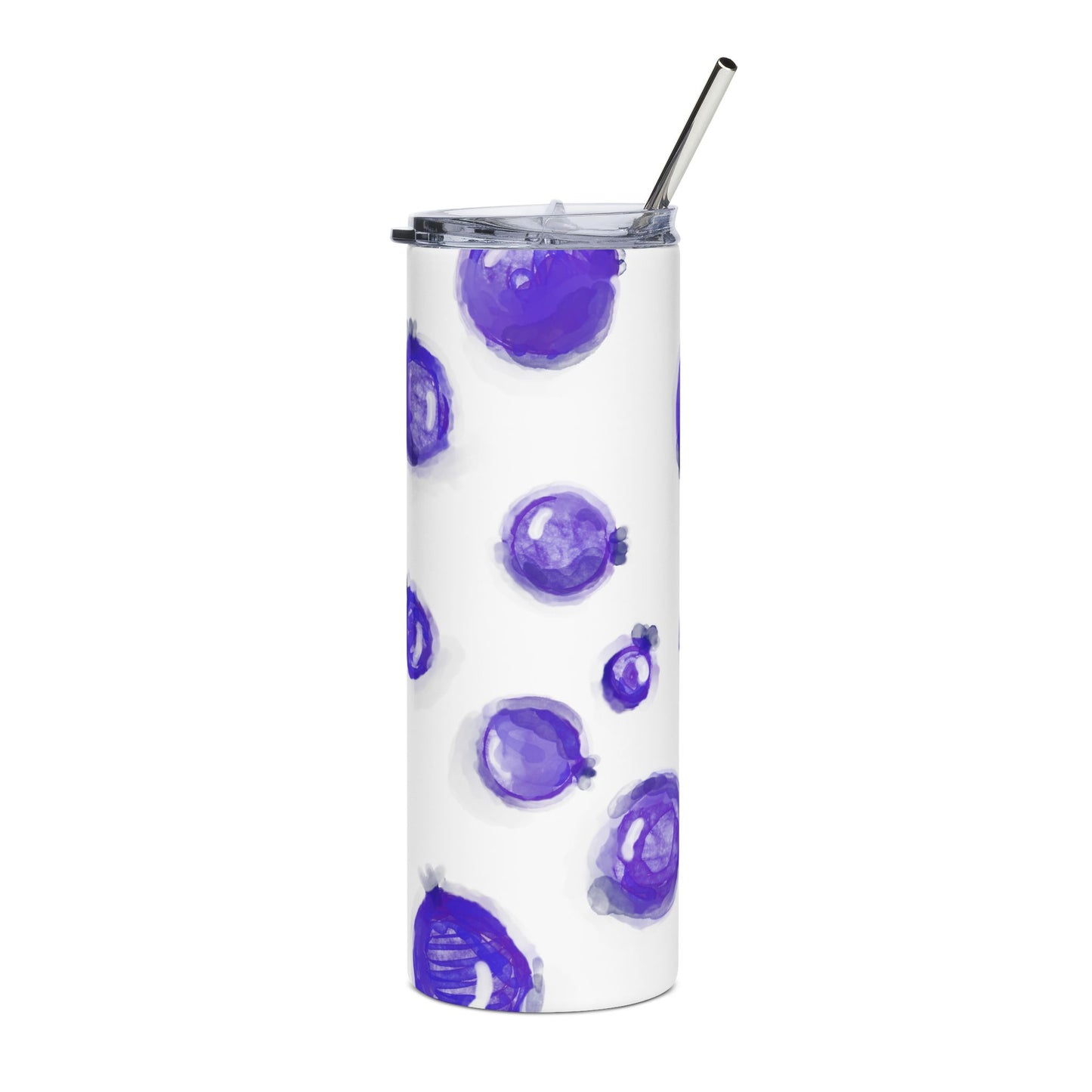 Blueberry Patterned Tumbler