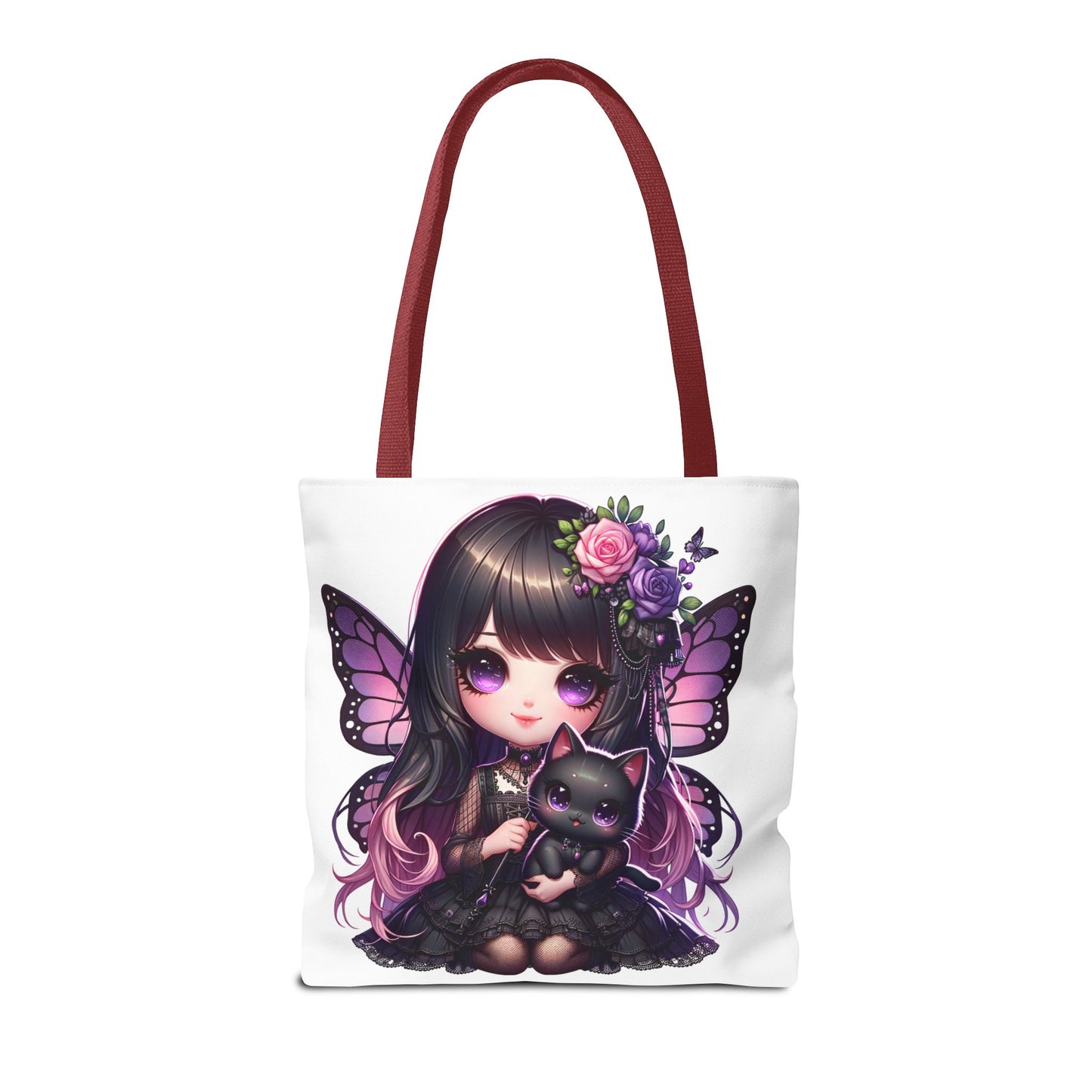 Whimsical Fairy Cat Tote Bag