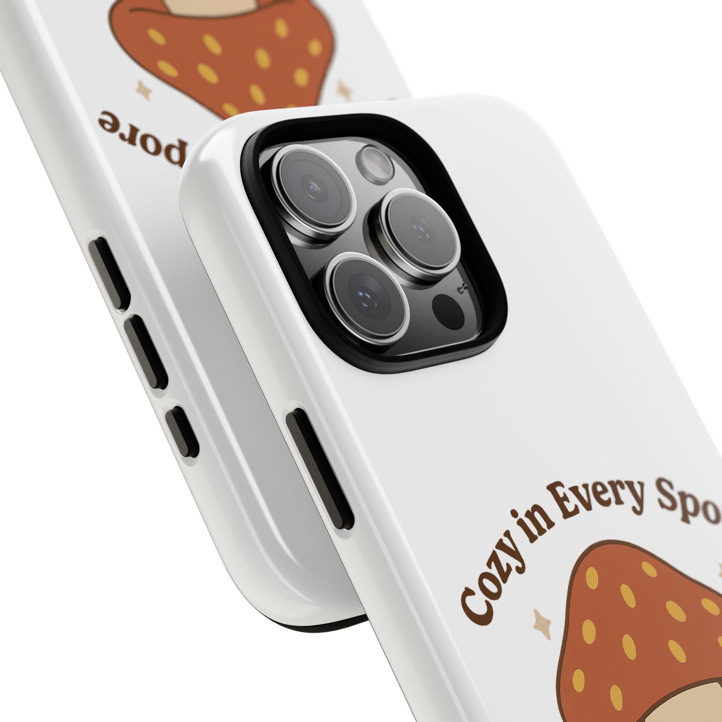 Phone Case - Cozy Mushroom 'Cozy in Every Spore' Design