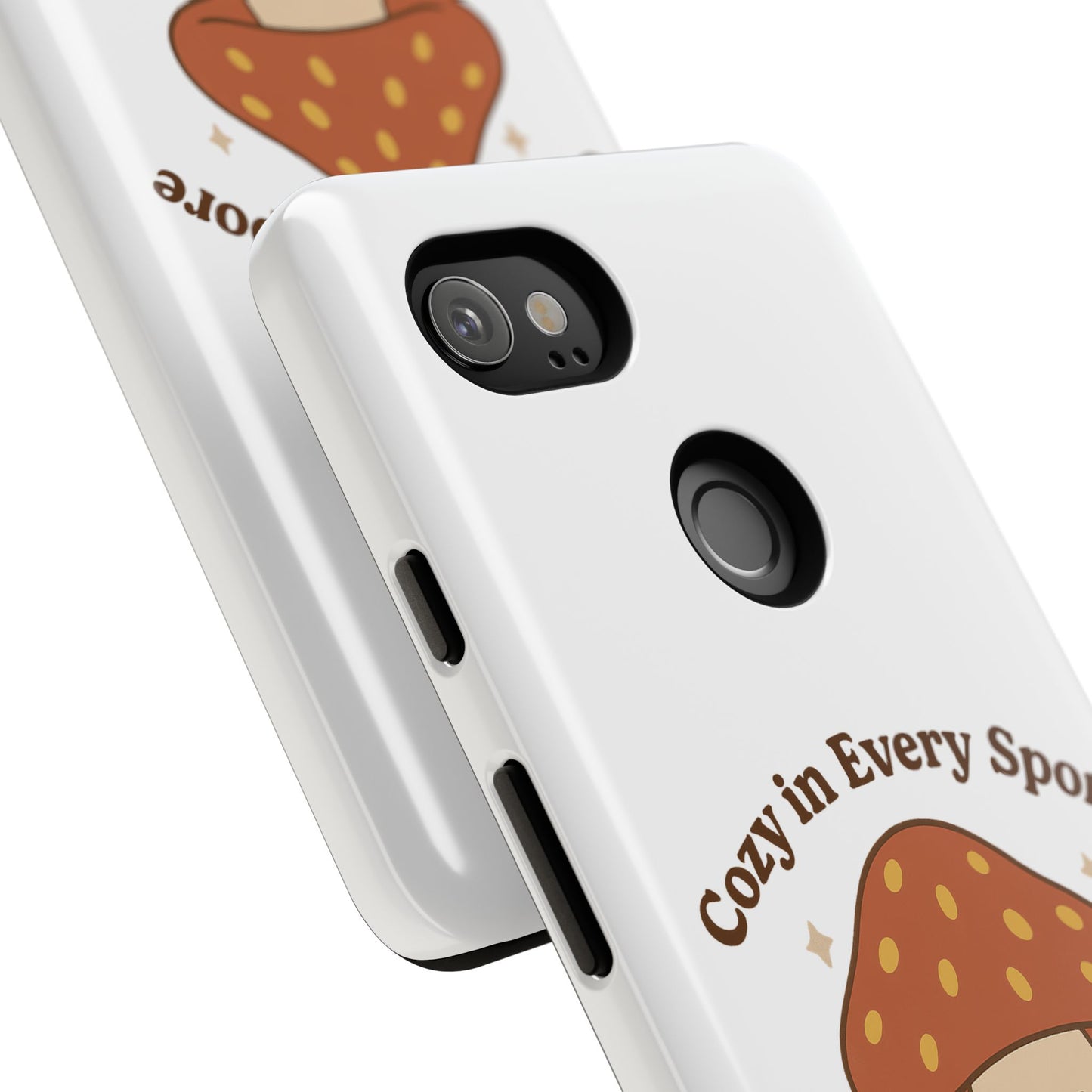 Phone Case - Cozy Mushroom 'Cozy in Every Spore' Design