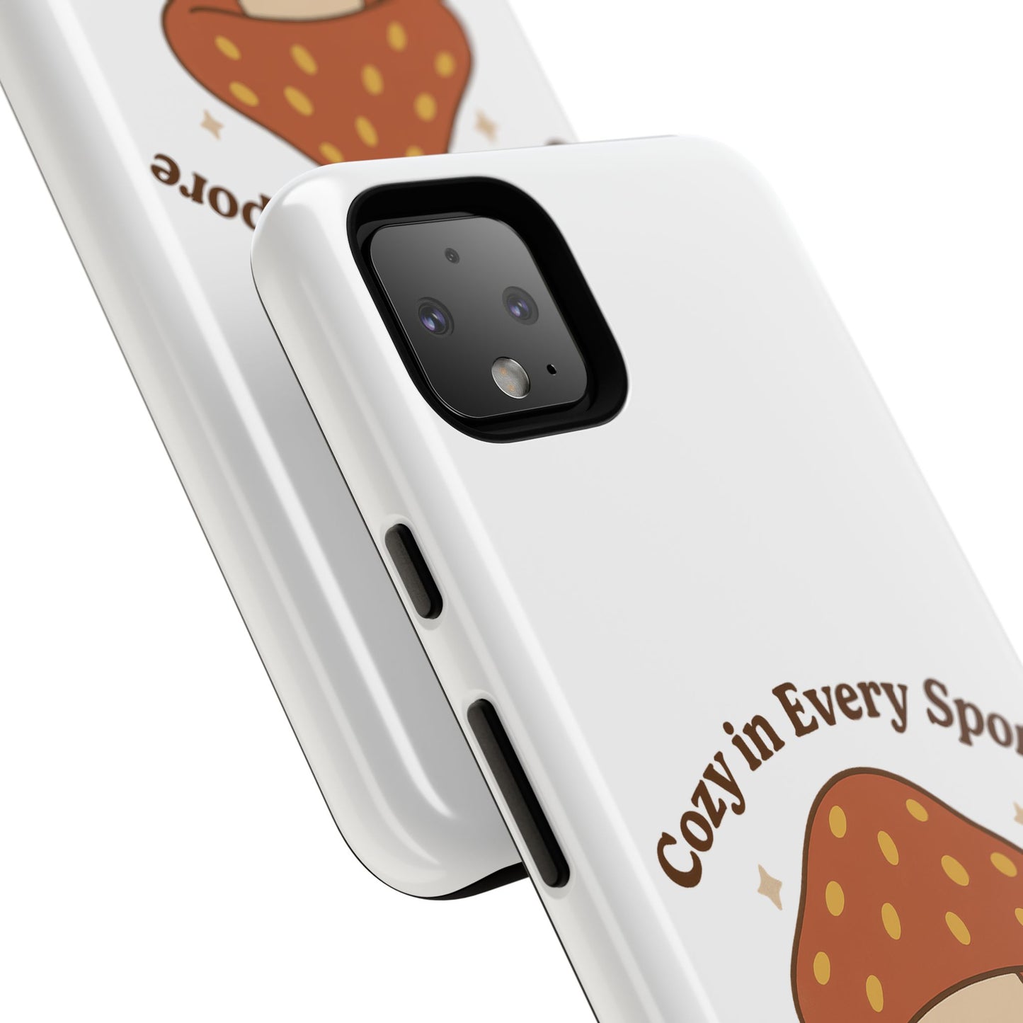 Phone Case - Cozy Mushroom 'Cozy in Every Spore' Design