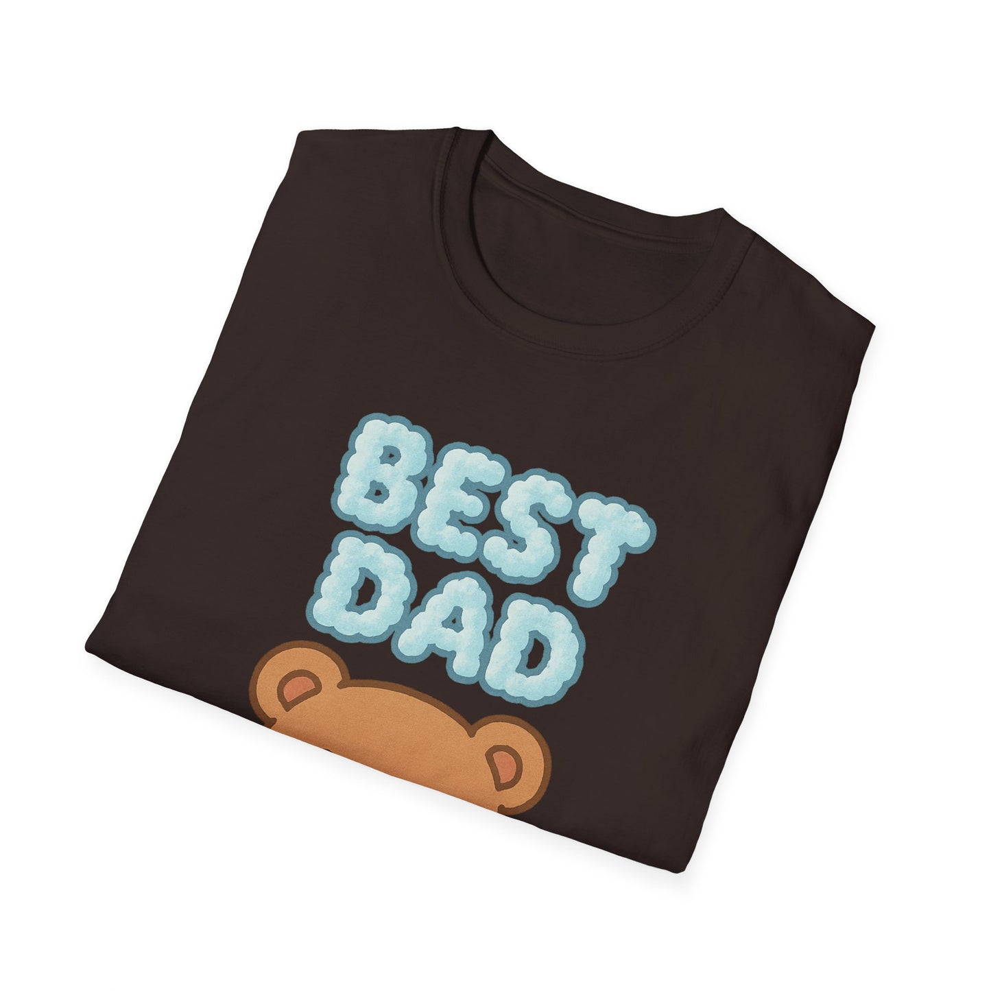 Best Dad Cartoon Bear T-Shirt