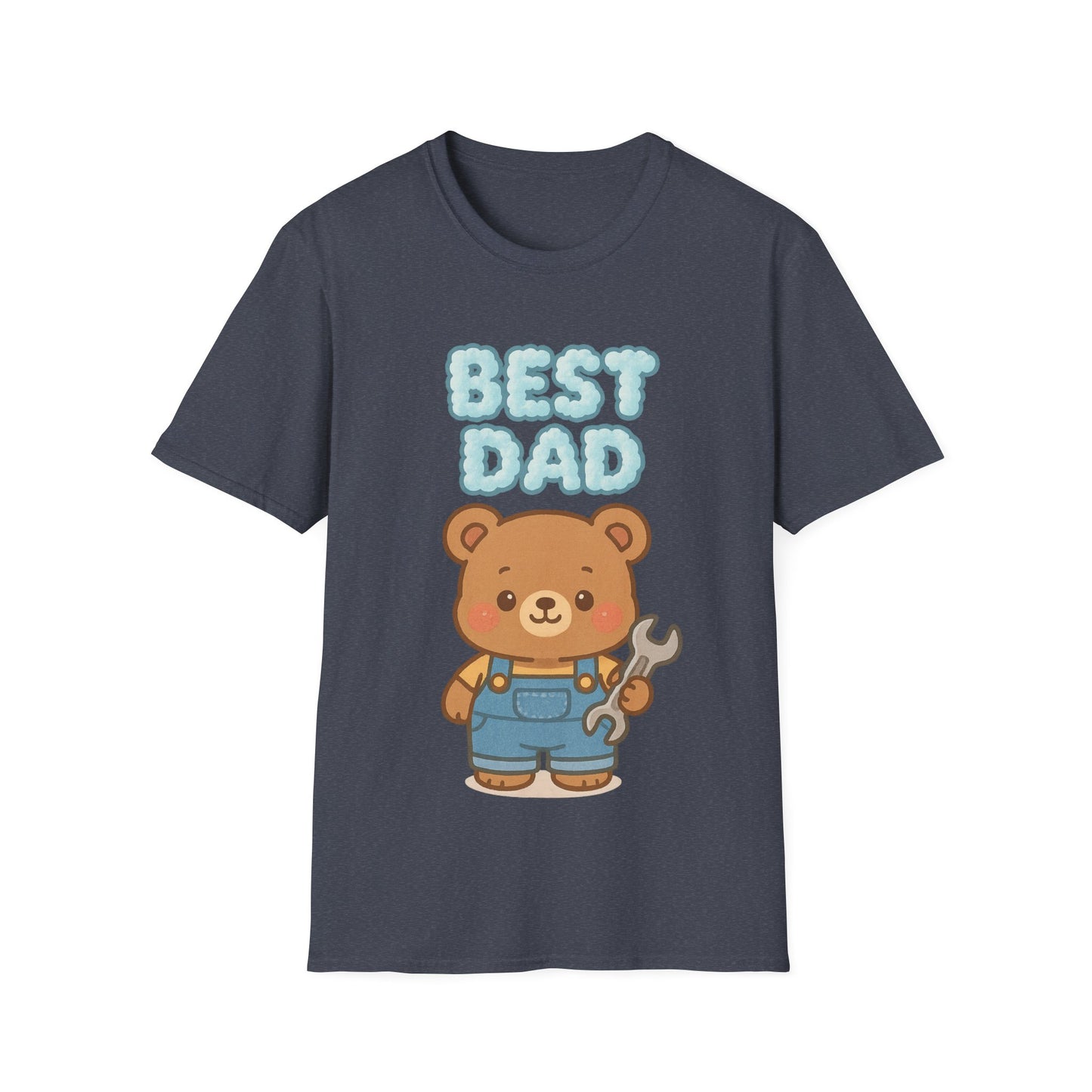 Best Dad Cartoon Bear T-Shirt