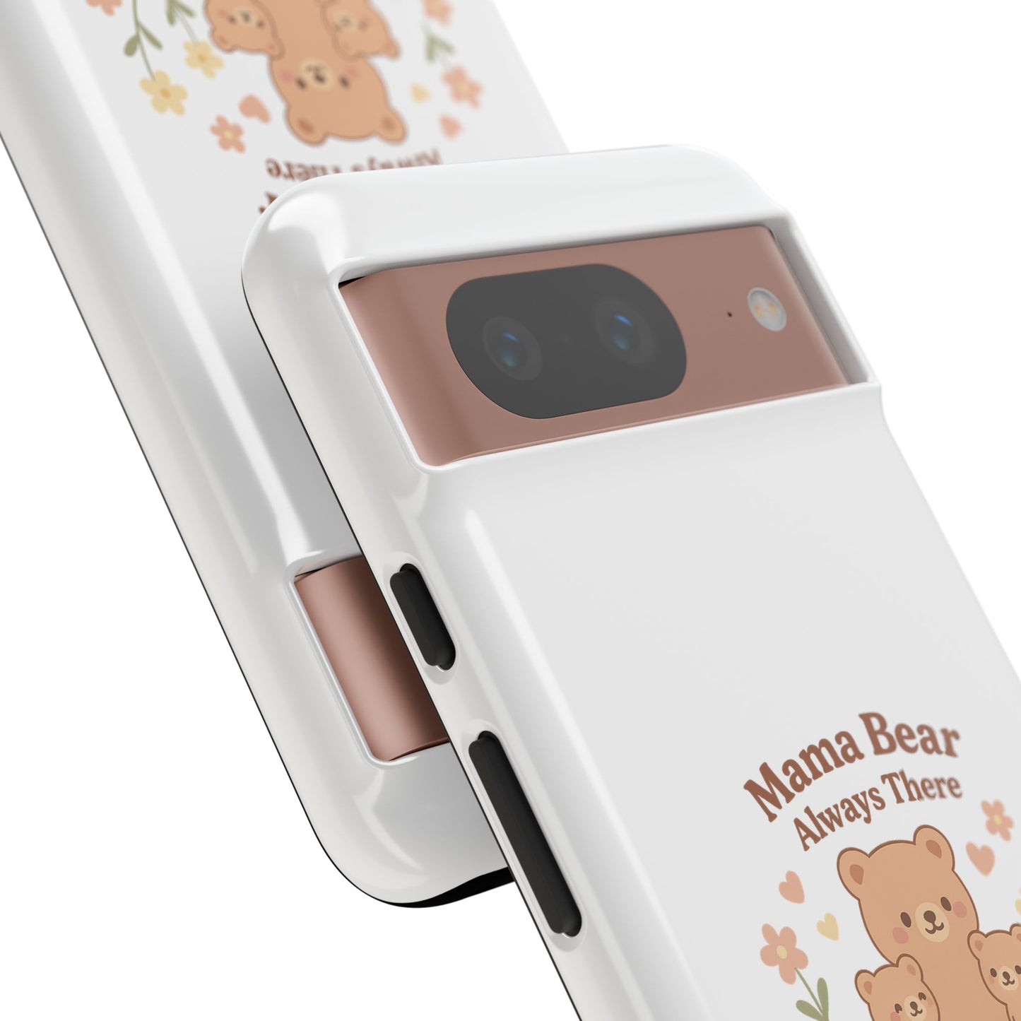Mama Bear Always There Phone Case – Cute Kawaii Gift for Moms