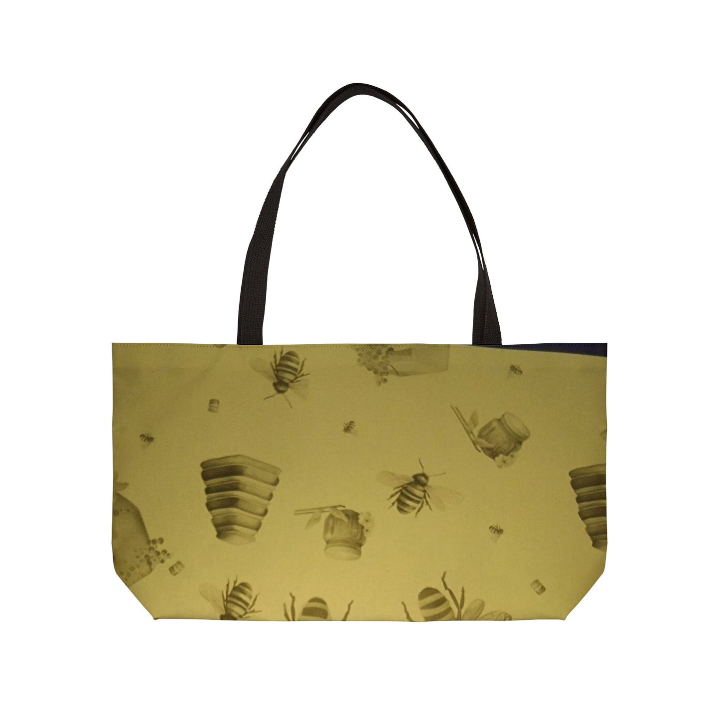 Honeybee Meadow Tote Bag - Cozy Nature Inspired Bag for Everyday Use