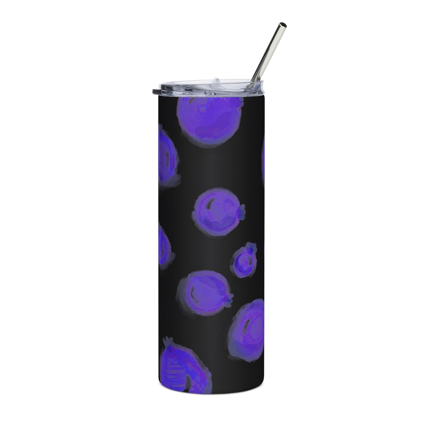 Blueberry Patterned Tumbler