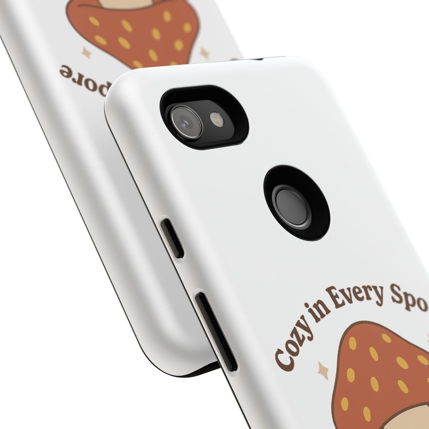 Phone Case - Cozy Mushroom 'Cozy in Every Spore' Design