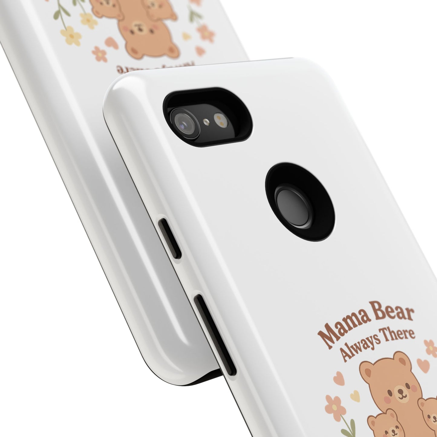 Mama Bear Always There Phone Case – Cute Kawaii Gift for Moms