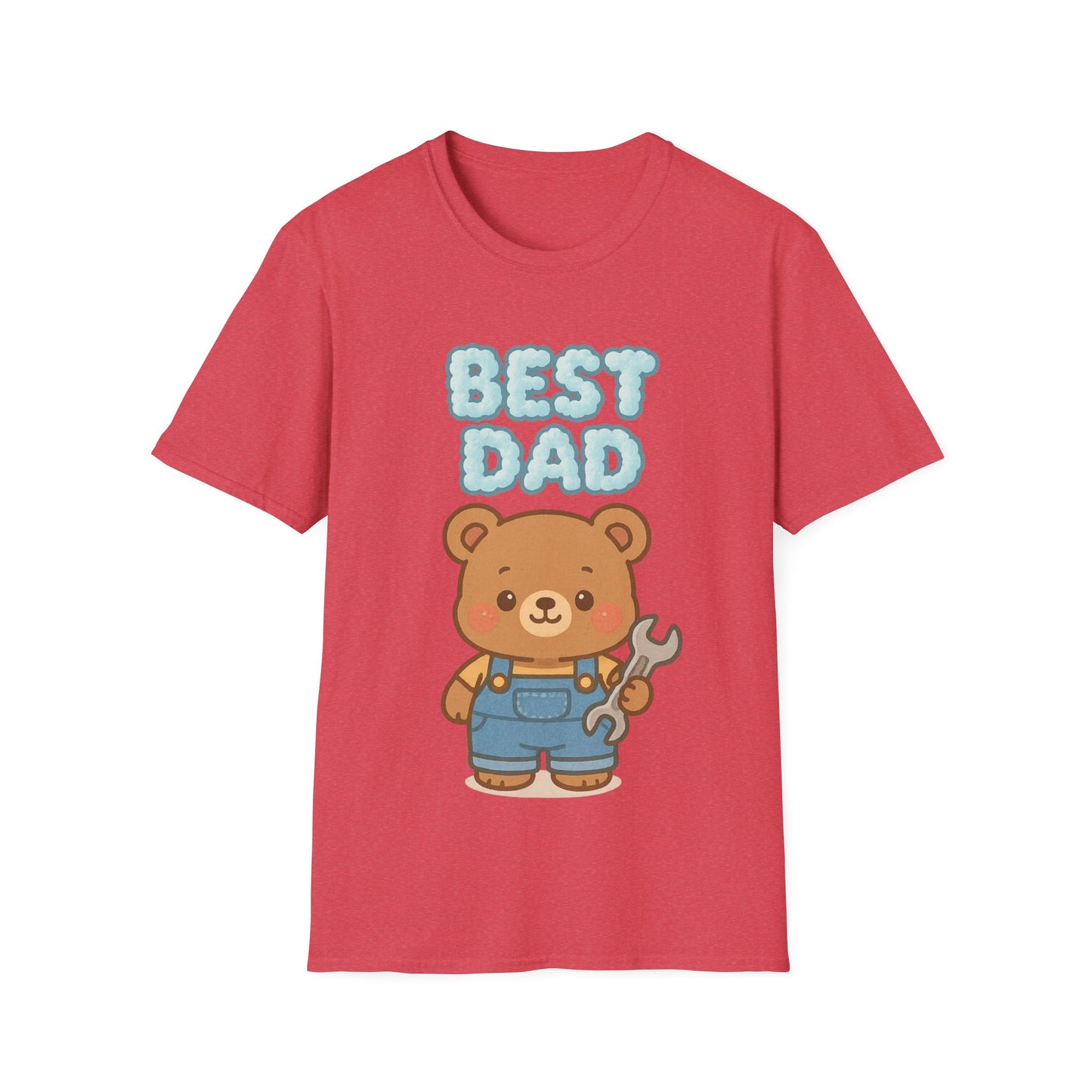 Best Dad Cartoon Bear T-Shirt