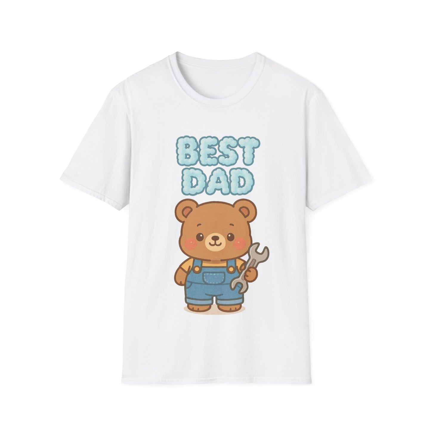 Best Dad Cartoon Bear T-Shirt