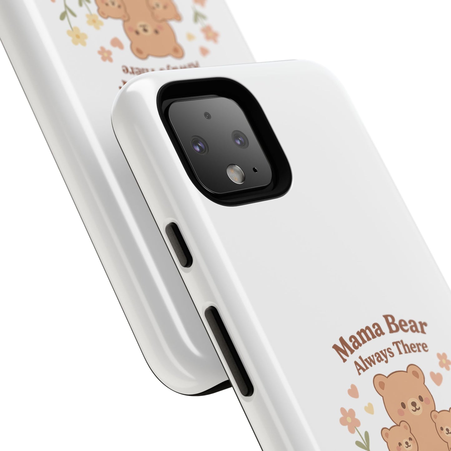 Mama Bear Always There Phone Case – Cute Kawaii Gift for Moms