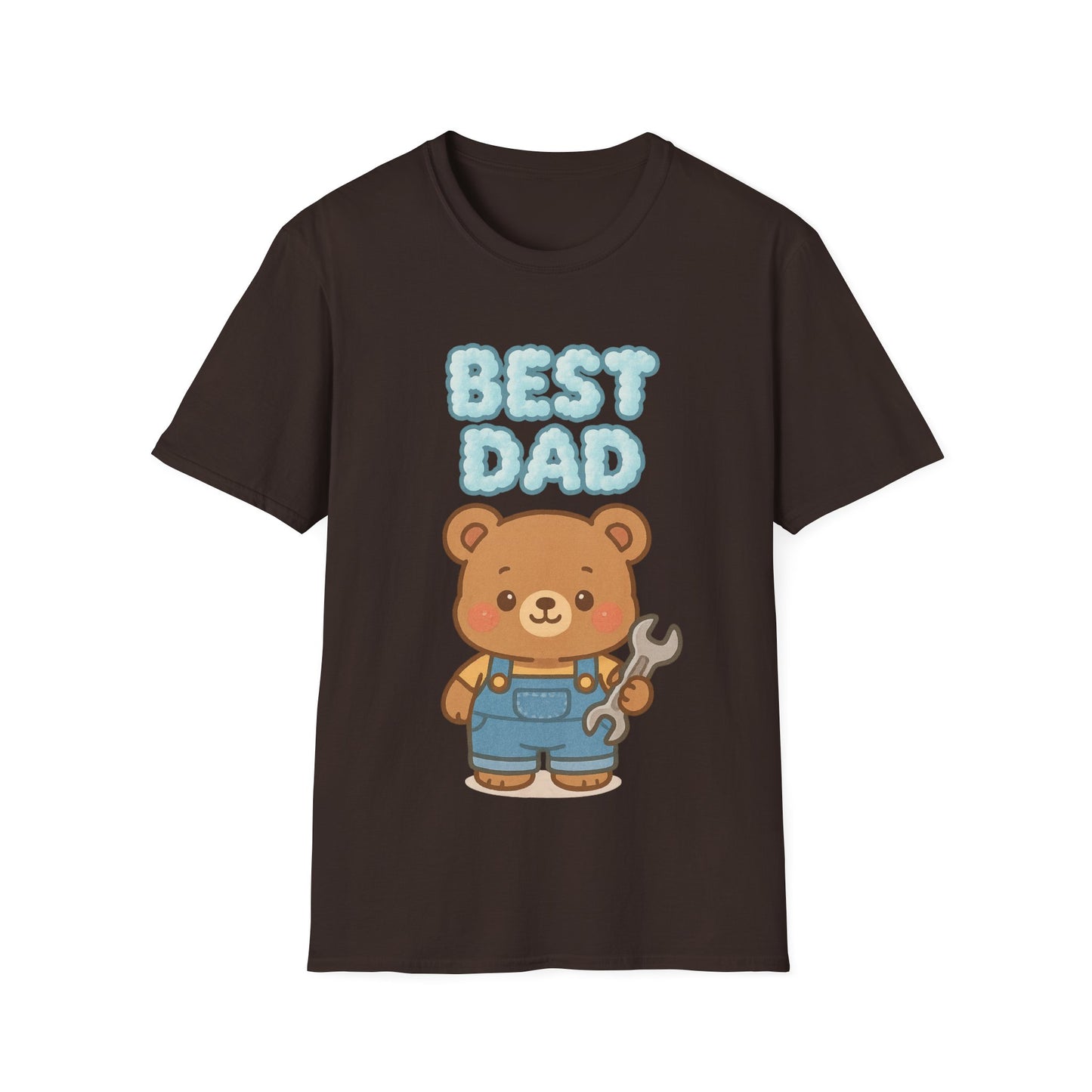 Best Dad Cartoon Bear T-Shirt