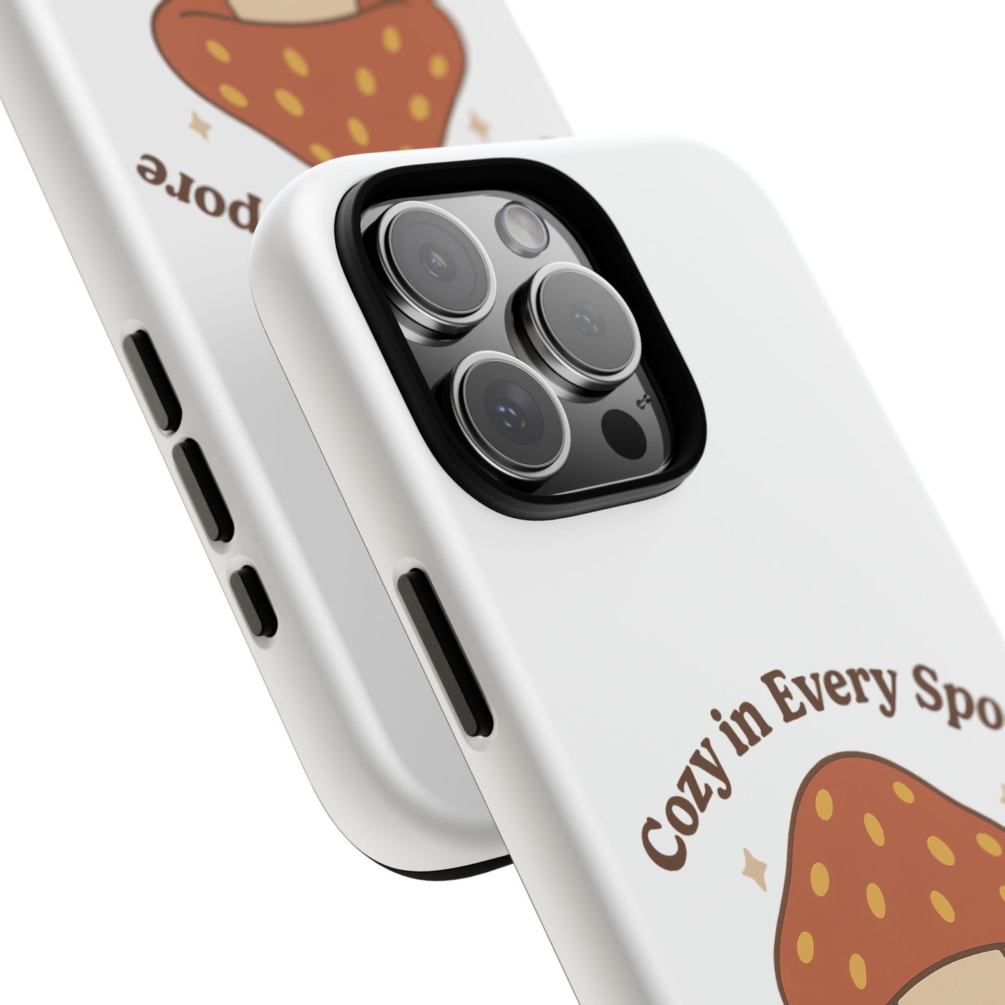 Phone Case - Cozy Mushroom 'Cozy in Every Spore' Design