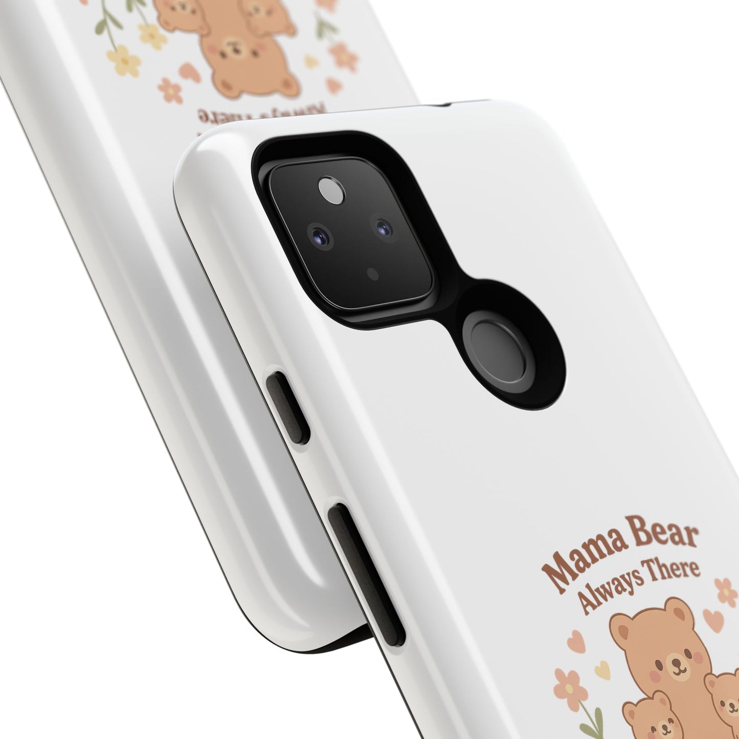Mama Bear Always There Phone Case – Cute Kawaii Gift for Moms