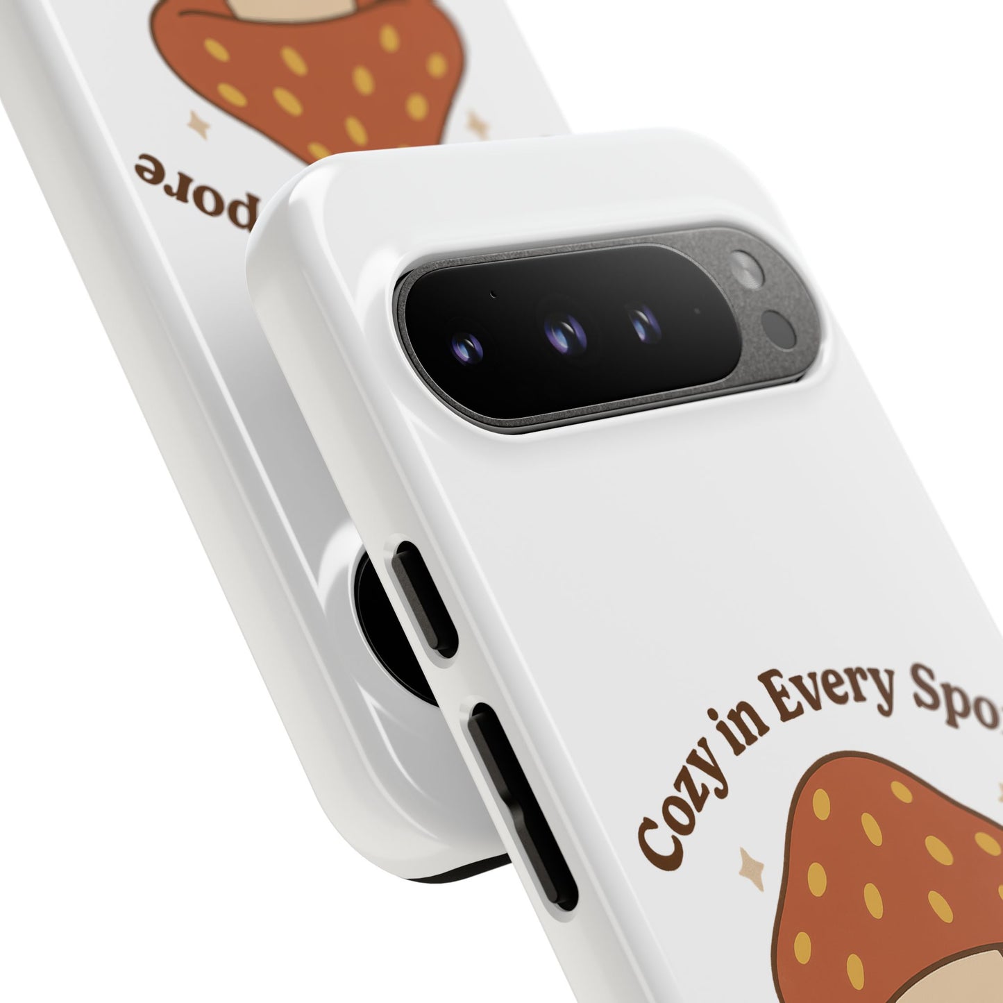 Phone Case - Cozy Mushroom 'Cozy in Every Spore' Design