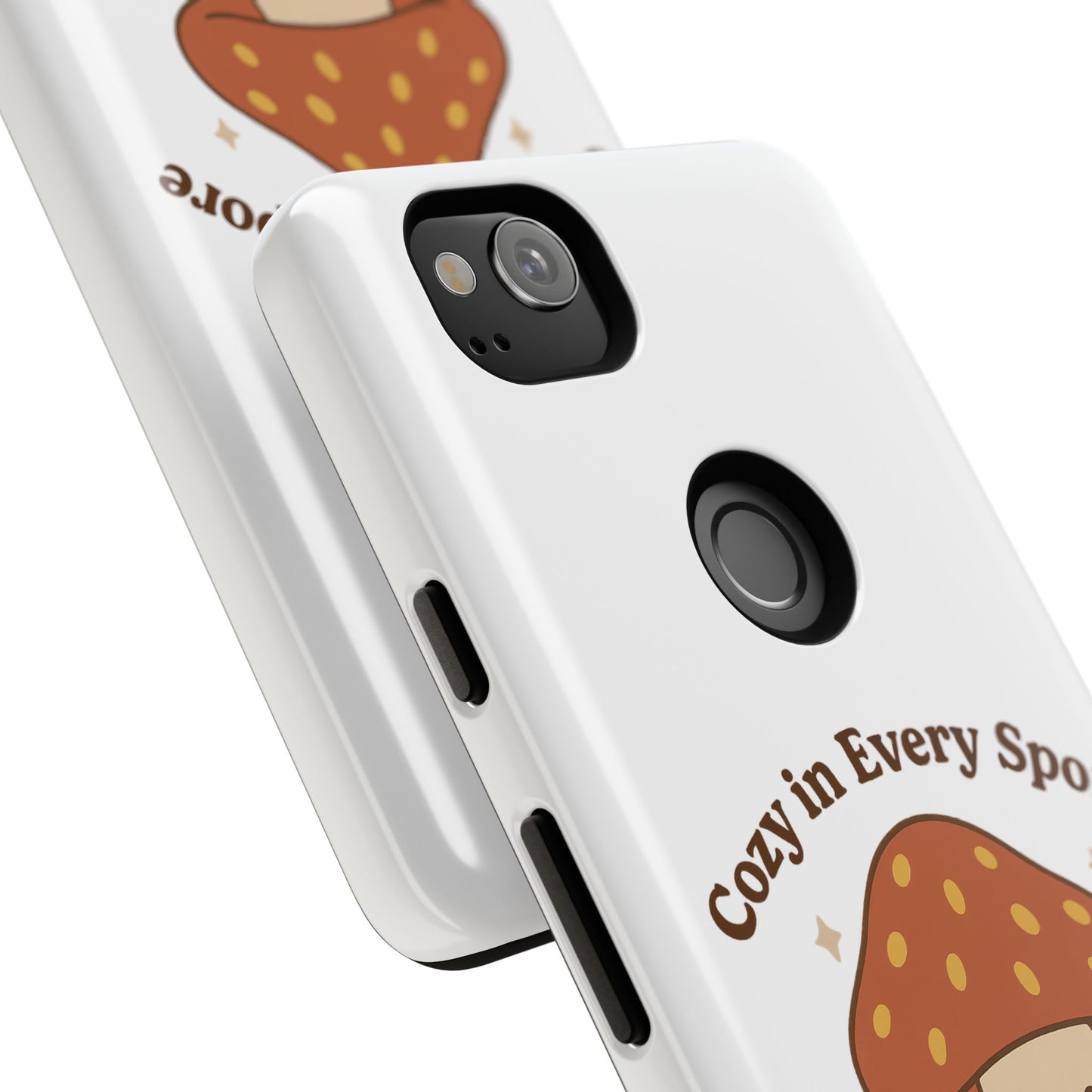 Phone Case - Cozy Mushroom 'Cozy in Every Spore' Design