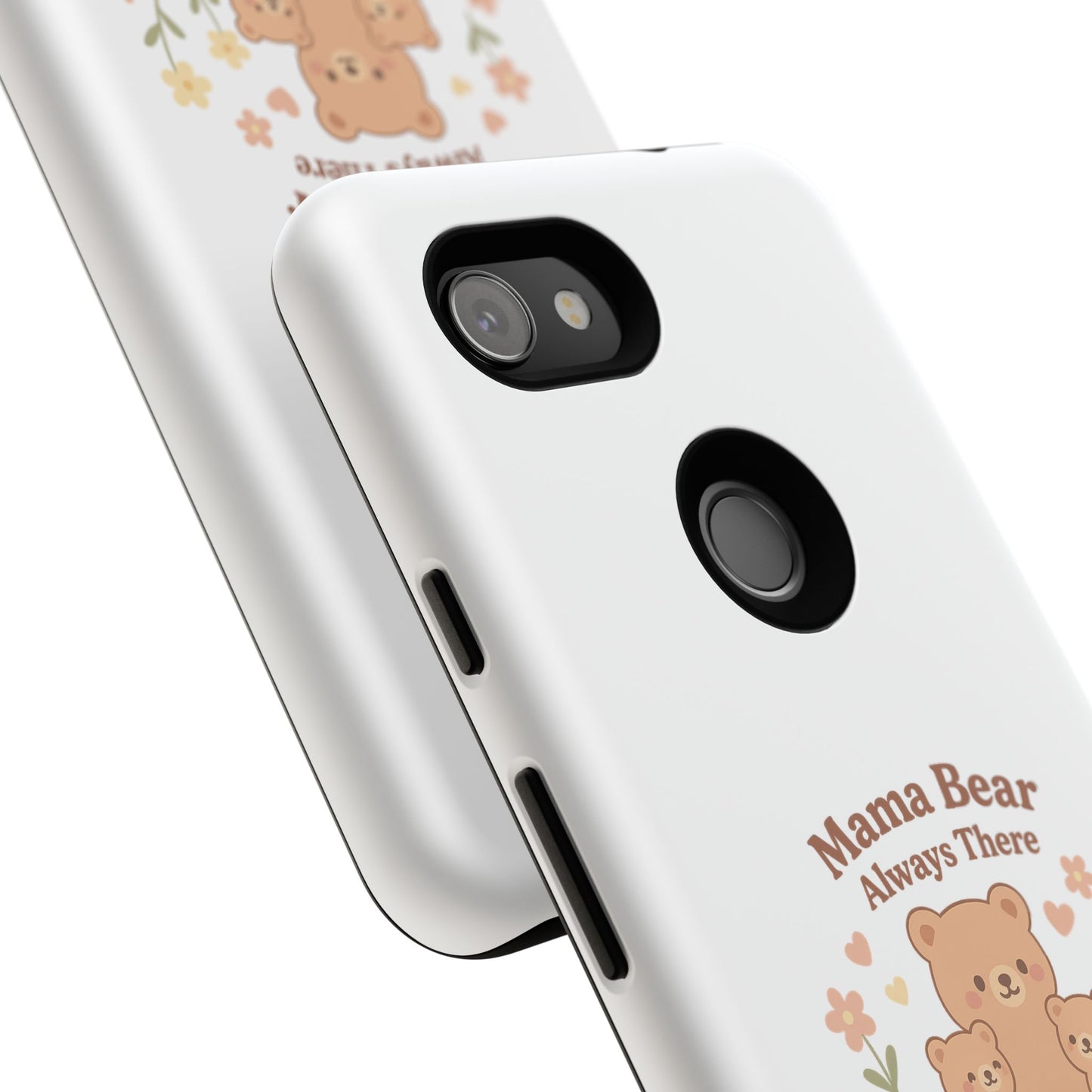 Mama Bear Always There Phone Case – Cute Kawaii Gift for Moms