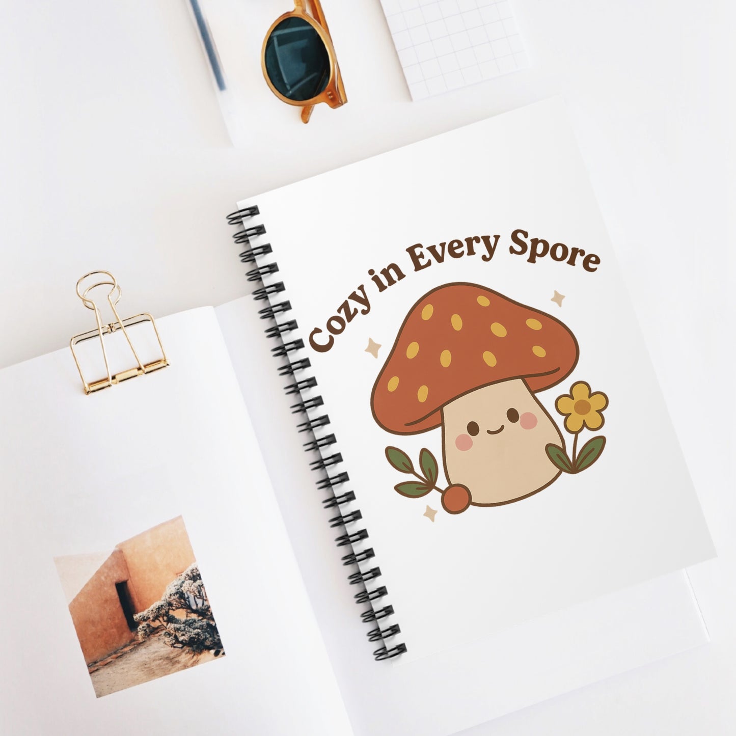 Cozy Mushroom Notebook