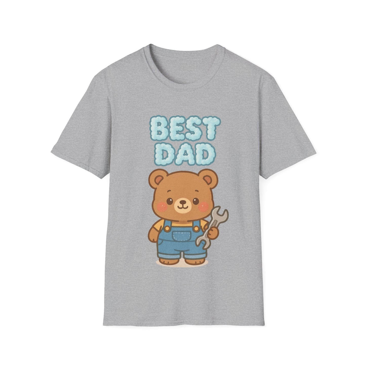 Best Dad Cartoon Bear T-Shirt
