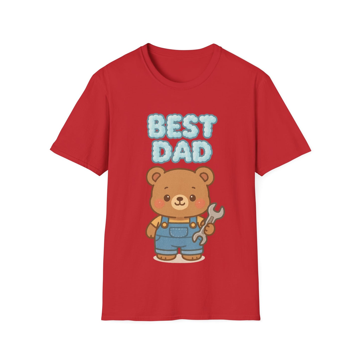 Best Dad Cartoon Bear T-Shirt