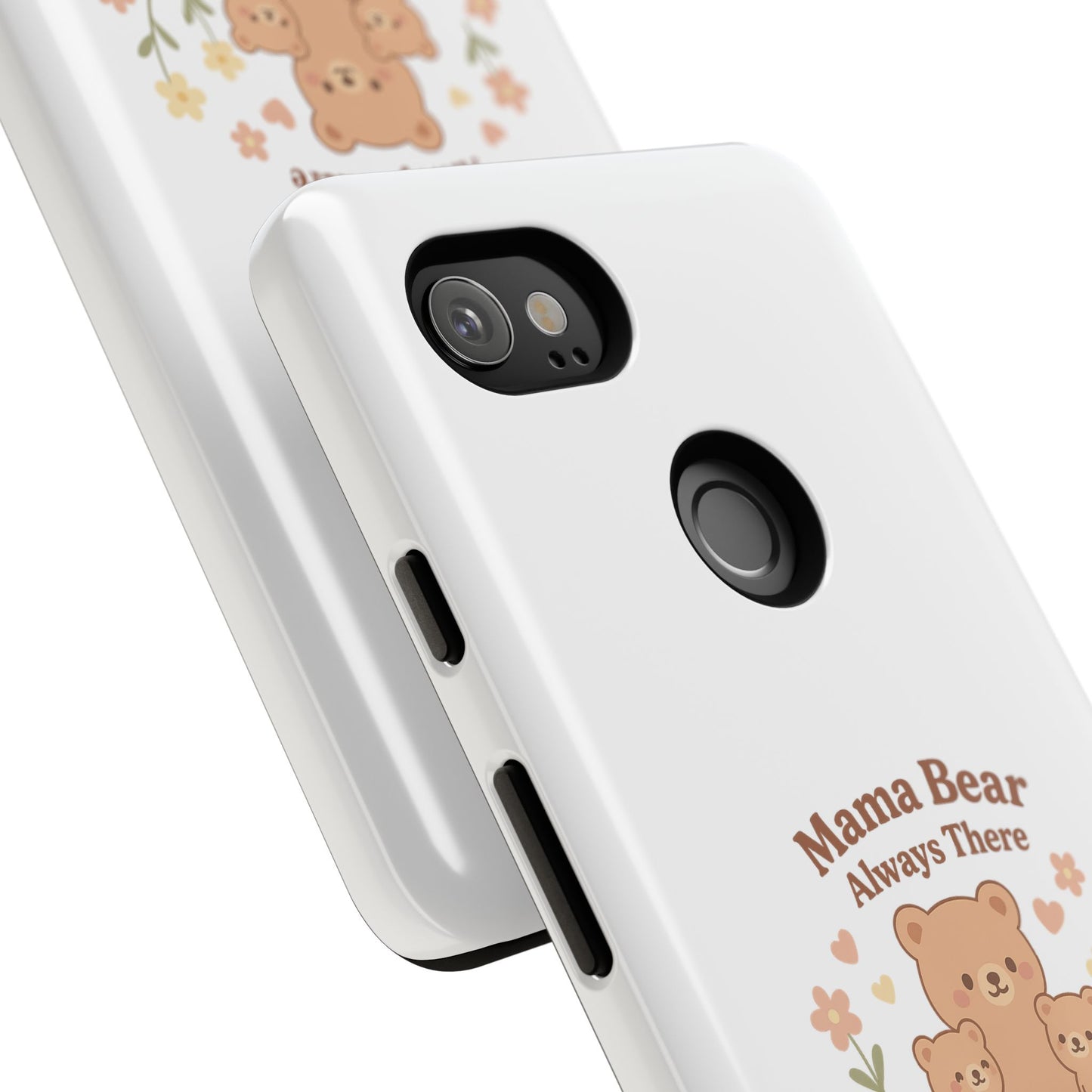 Mama Bear Always There Phone Case – Cute Kawaii Gift for Moms