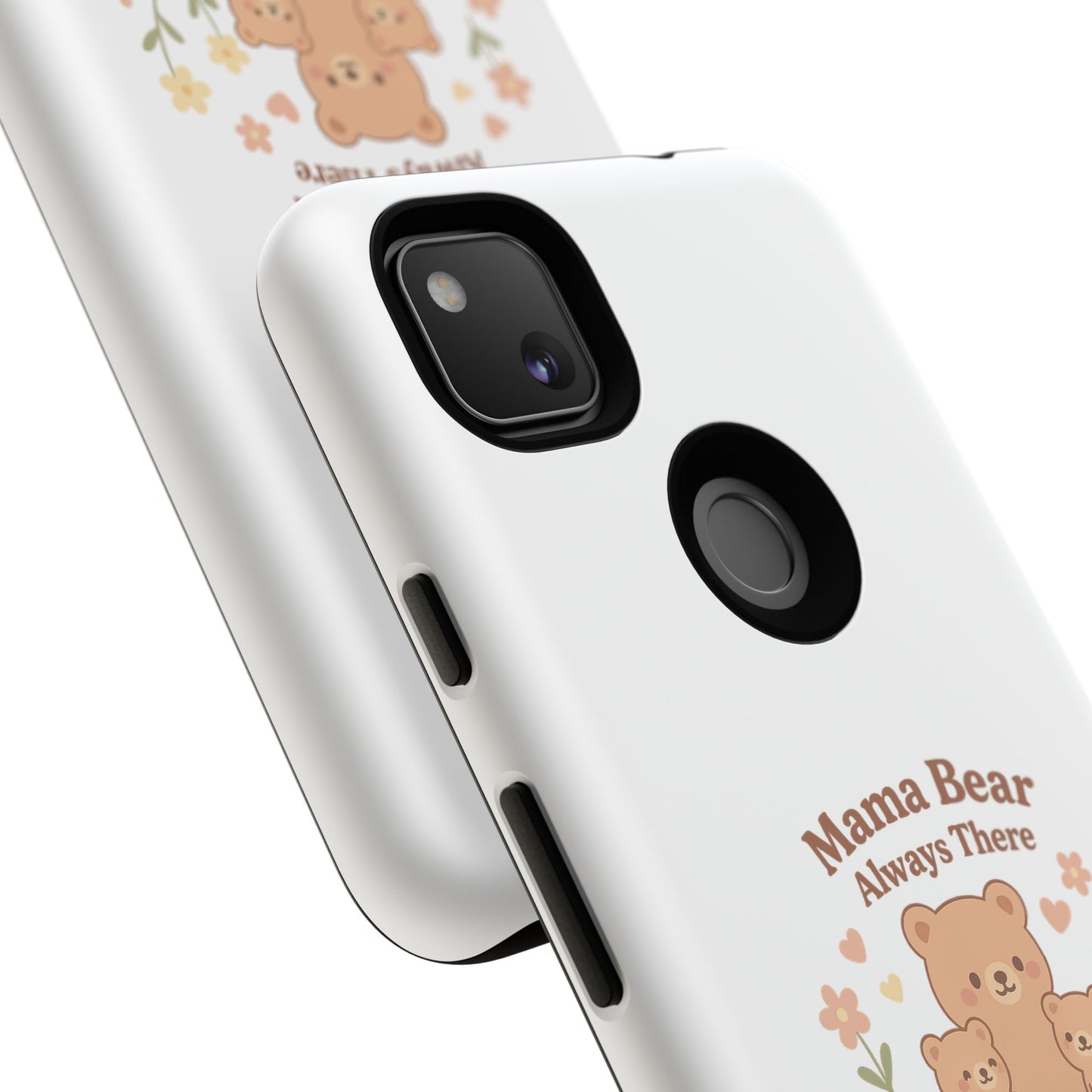Mama Bear Always There Phone Case – Cute Kawaii Gift for Moms