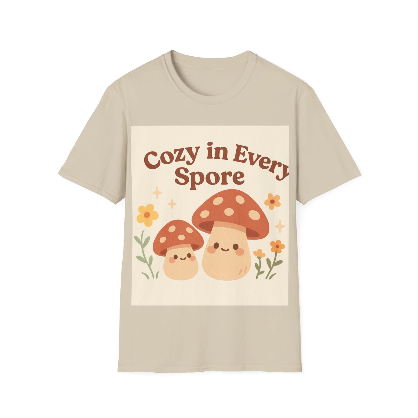 Cozy Mushroom T-Shirt for Nature Lovers