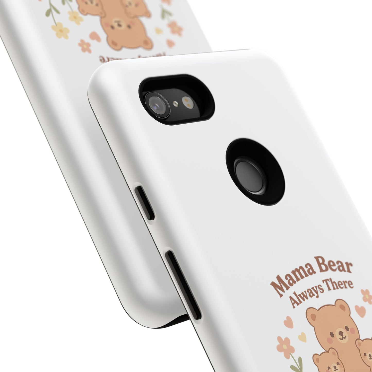 Mama Bear Always There Phone Case – Cute Kawaii Gift for Moms
