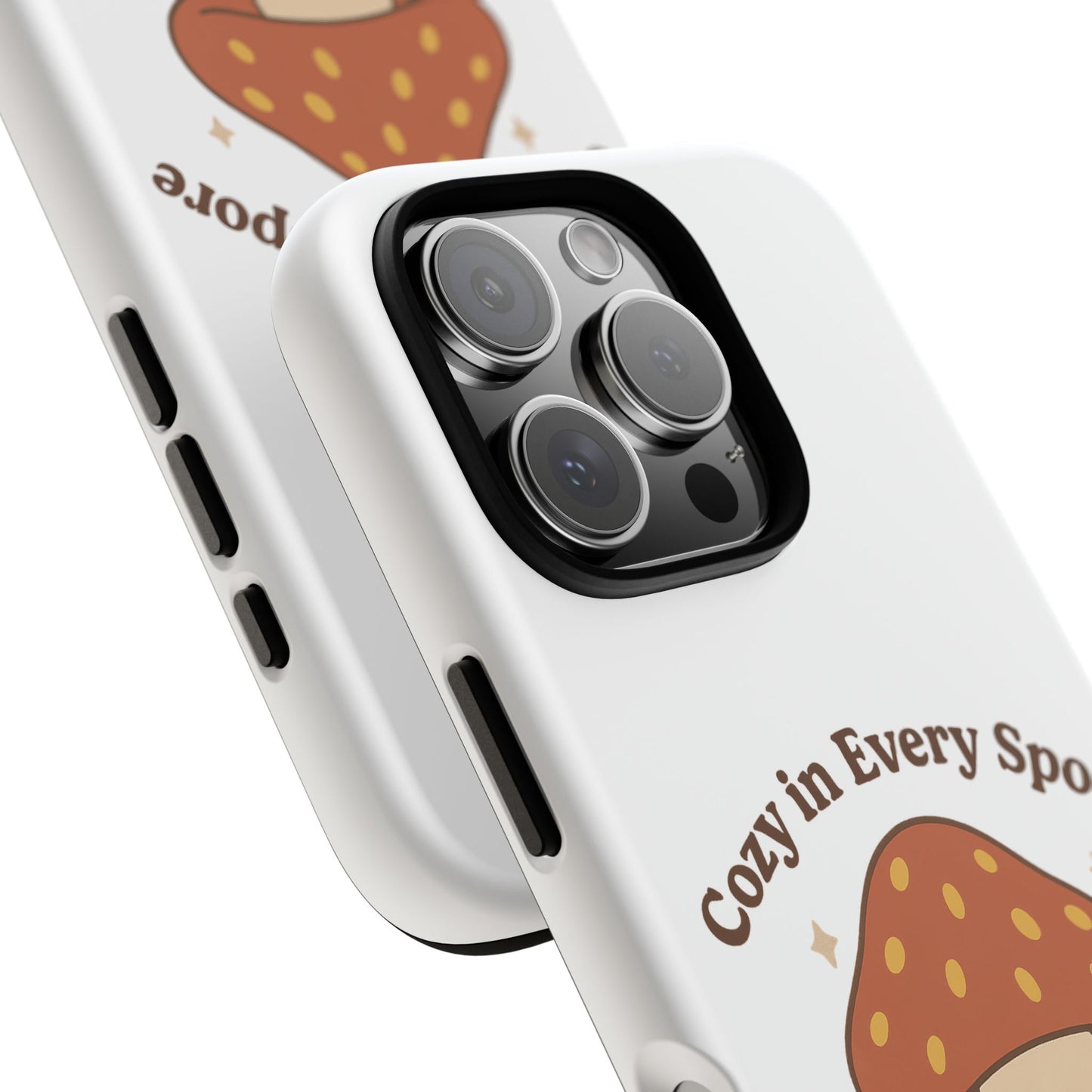 Phone Case - Cozy Mushroom 'Cozy in Every Spore' Design