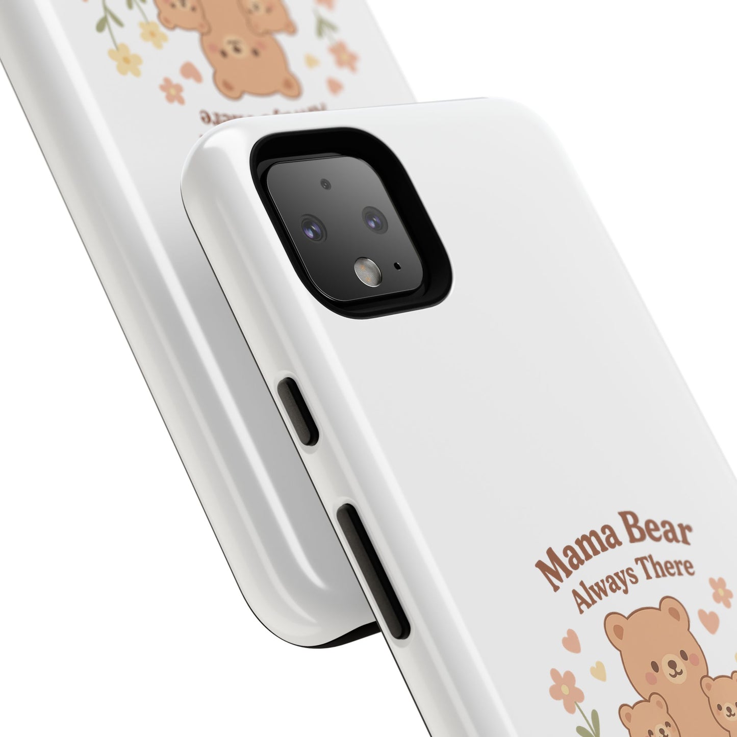 Mama Bear Always There Phone Case – Cute Kawaii Gift for Moms