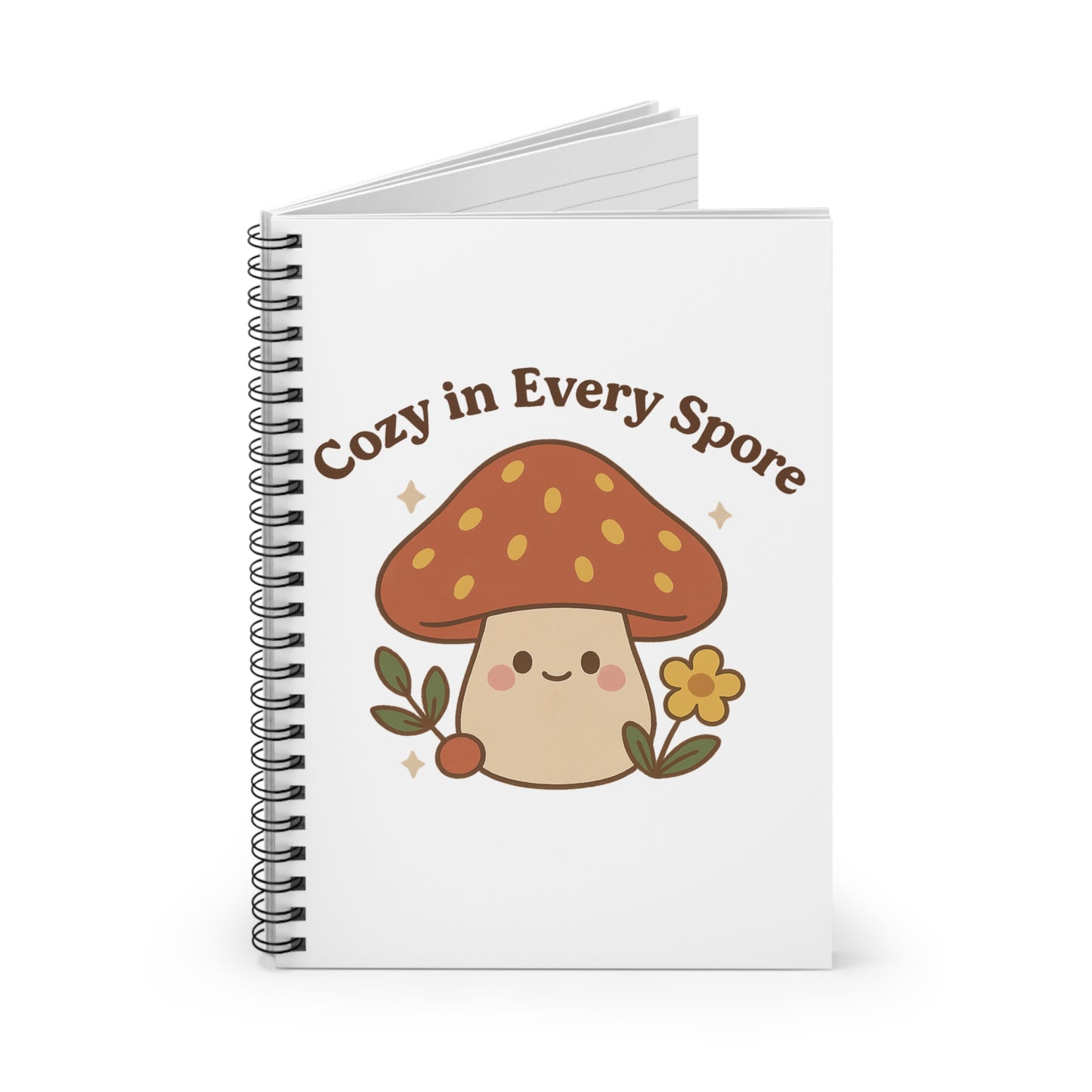 Cozy Mushroom Notebook