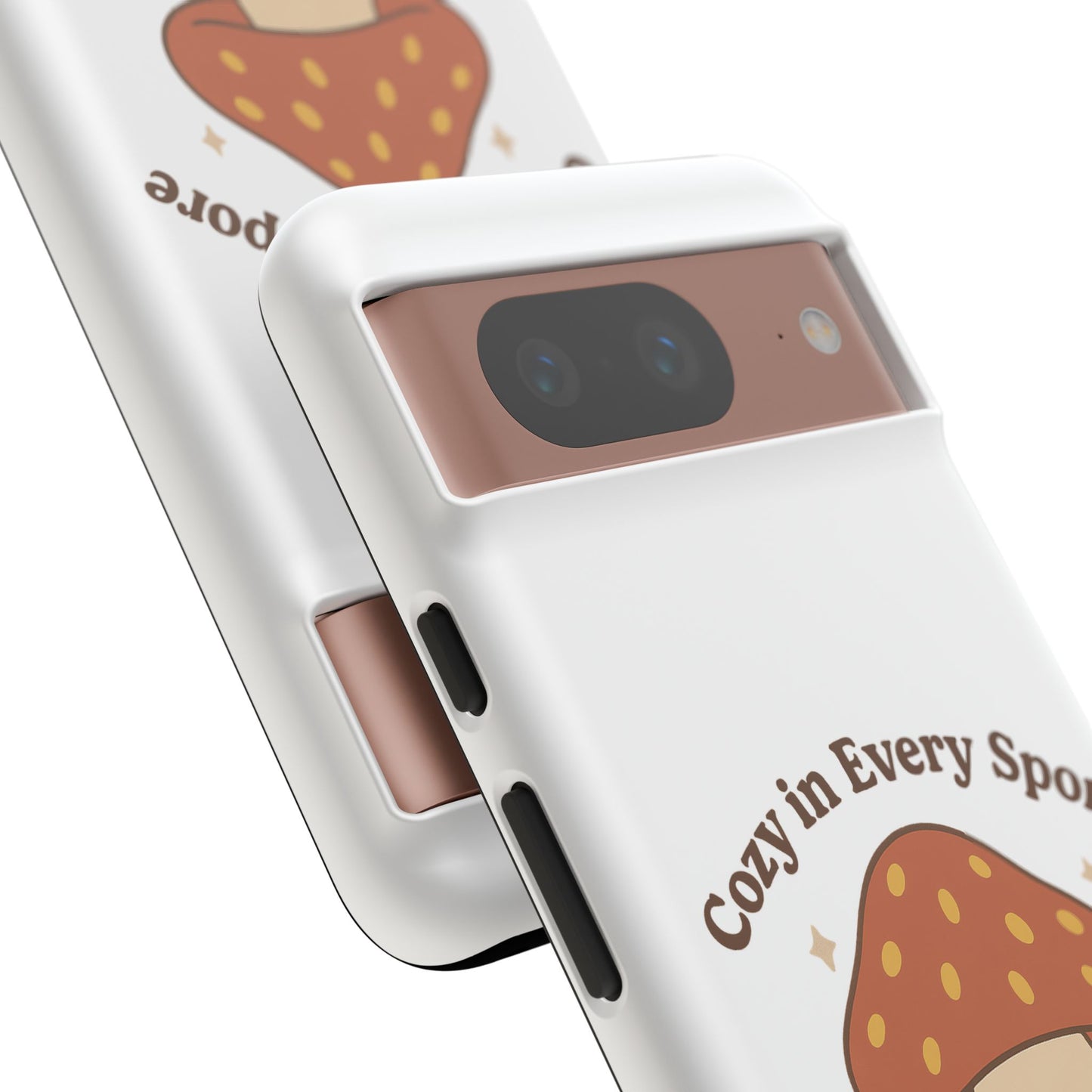 Phone Case - Cozy Mushroom 'Cozy in Every Spore' Design