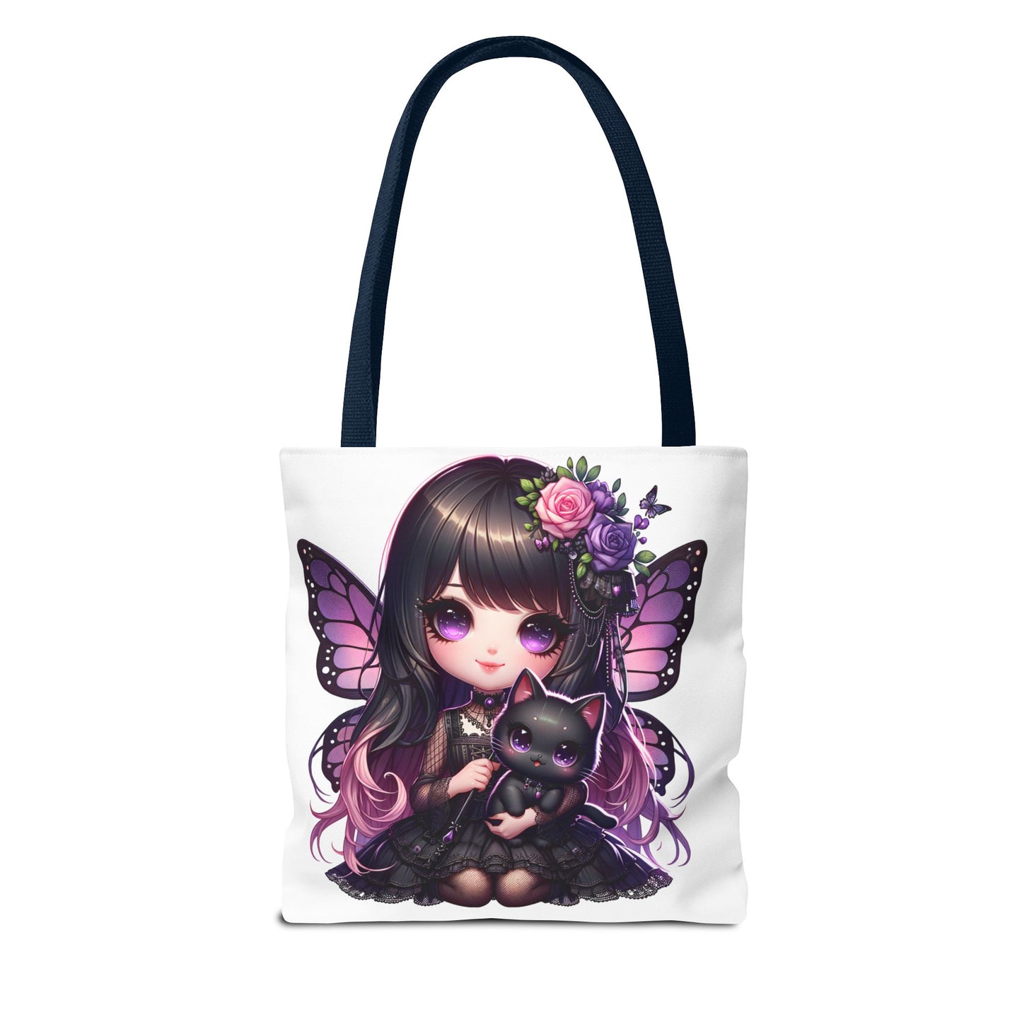 Whimsical Fairy Cat Tote Bag