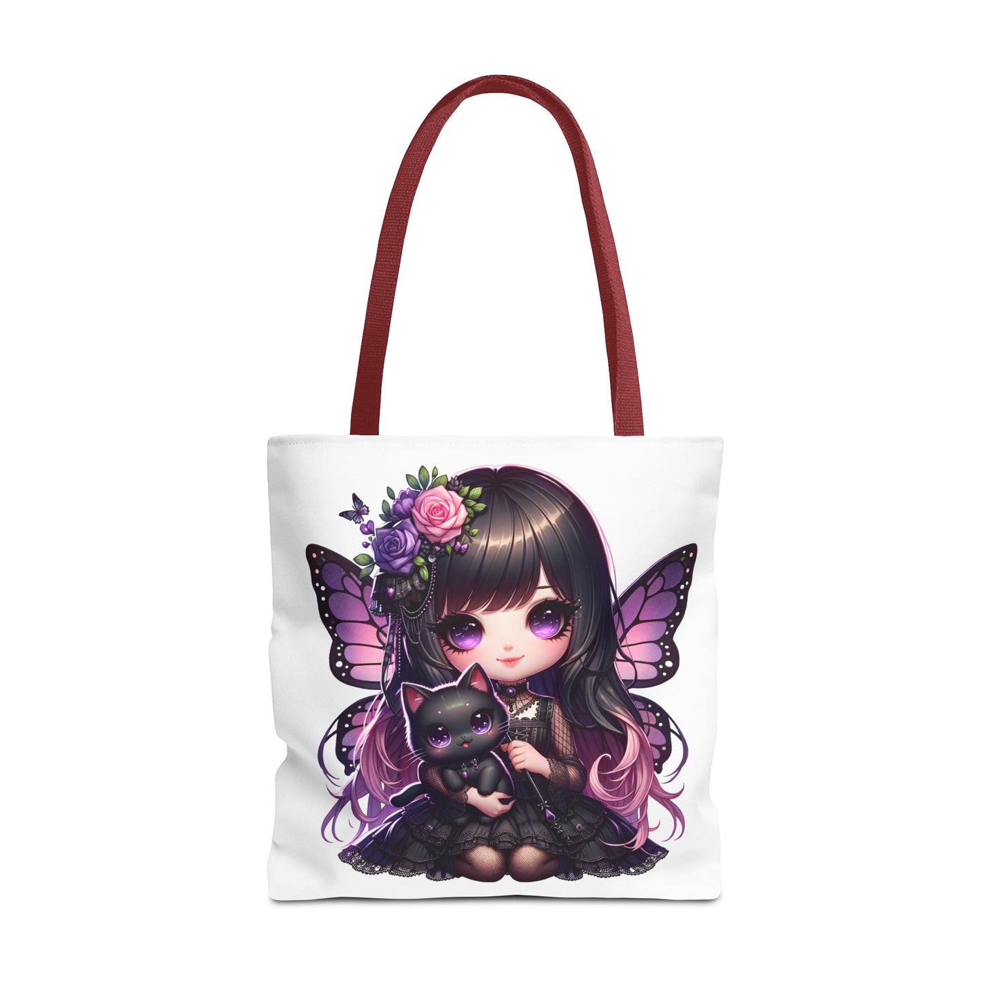 Whimsical Fairy Cat Tote Bag