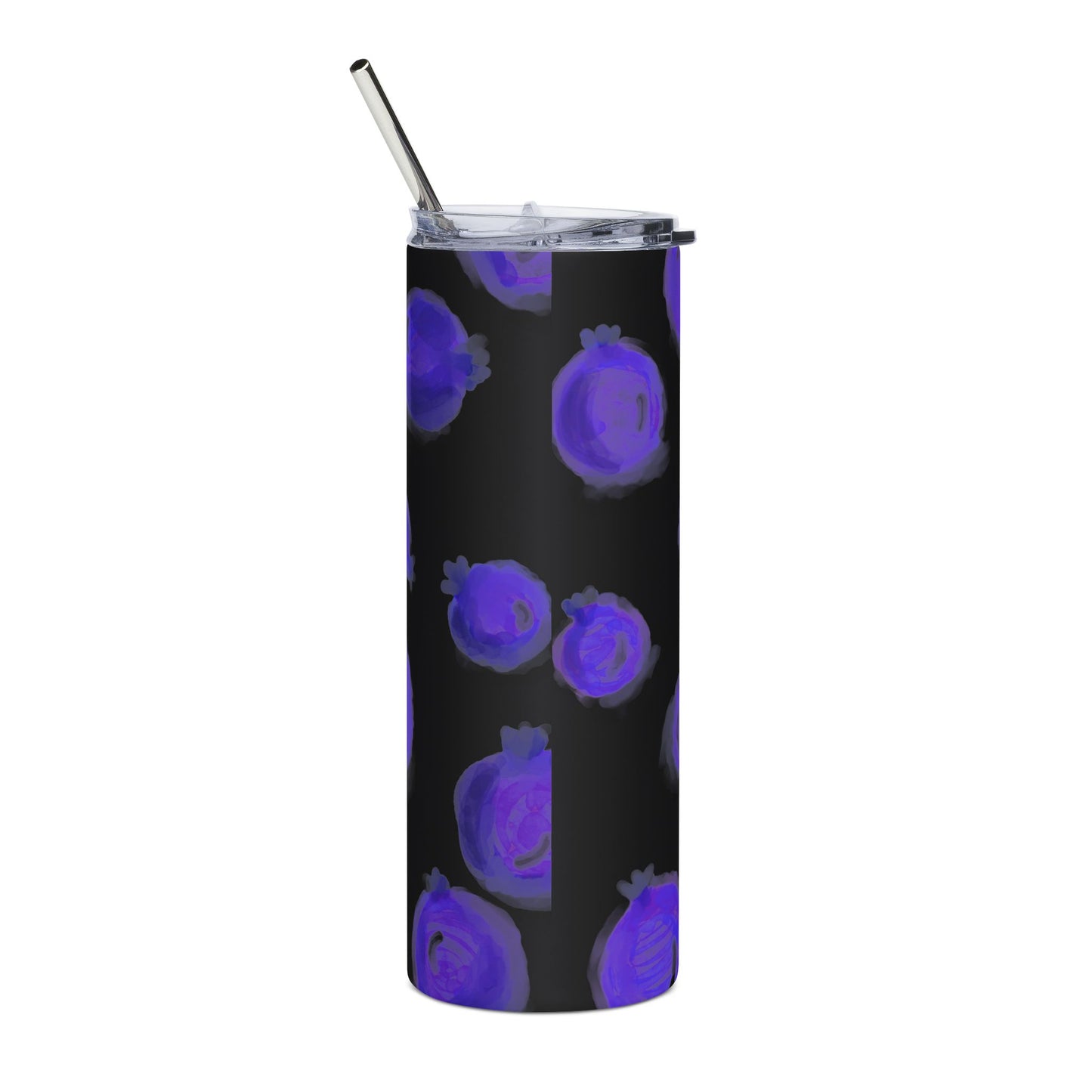 Blueberry Patterned Tumbler