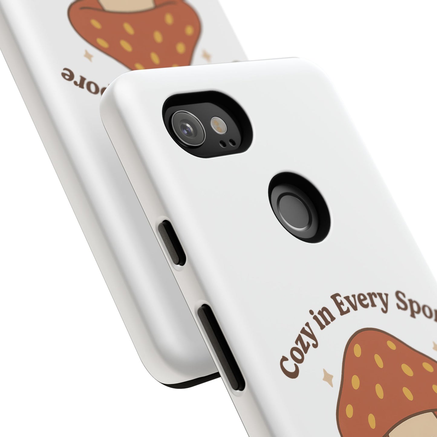 Phone Case - Cozy Mushroom 'Cozy in Every Spore' Design