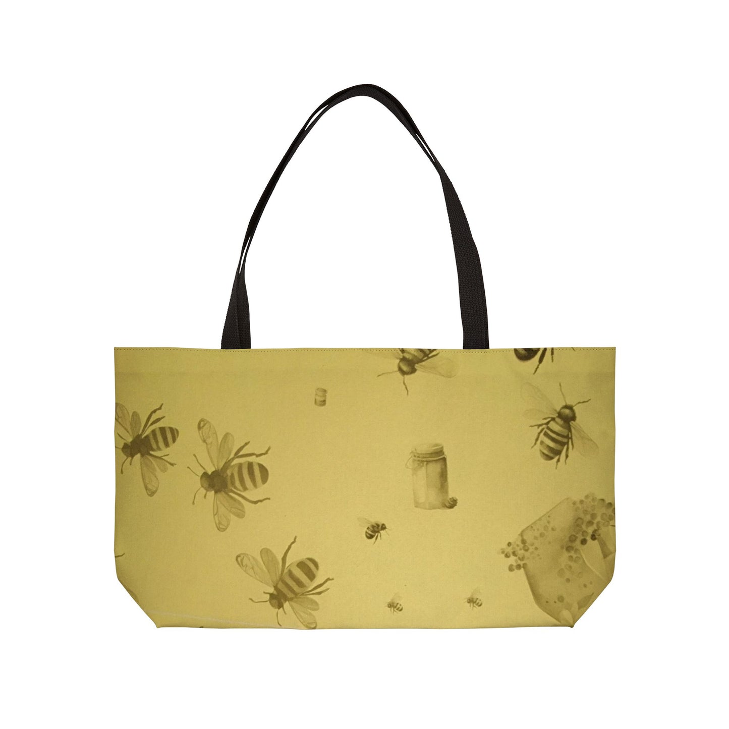 Honeybee Meadow Tote Bag - Cozy Nature Inspired Bag for Everyday Use