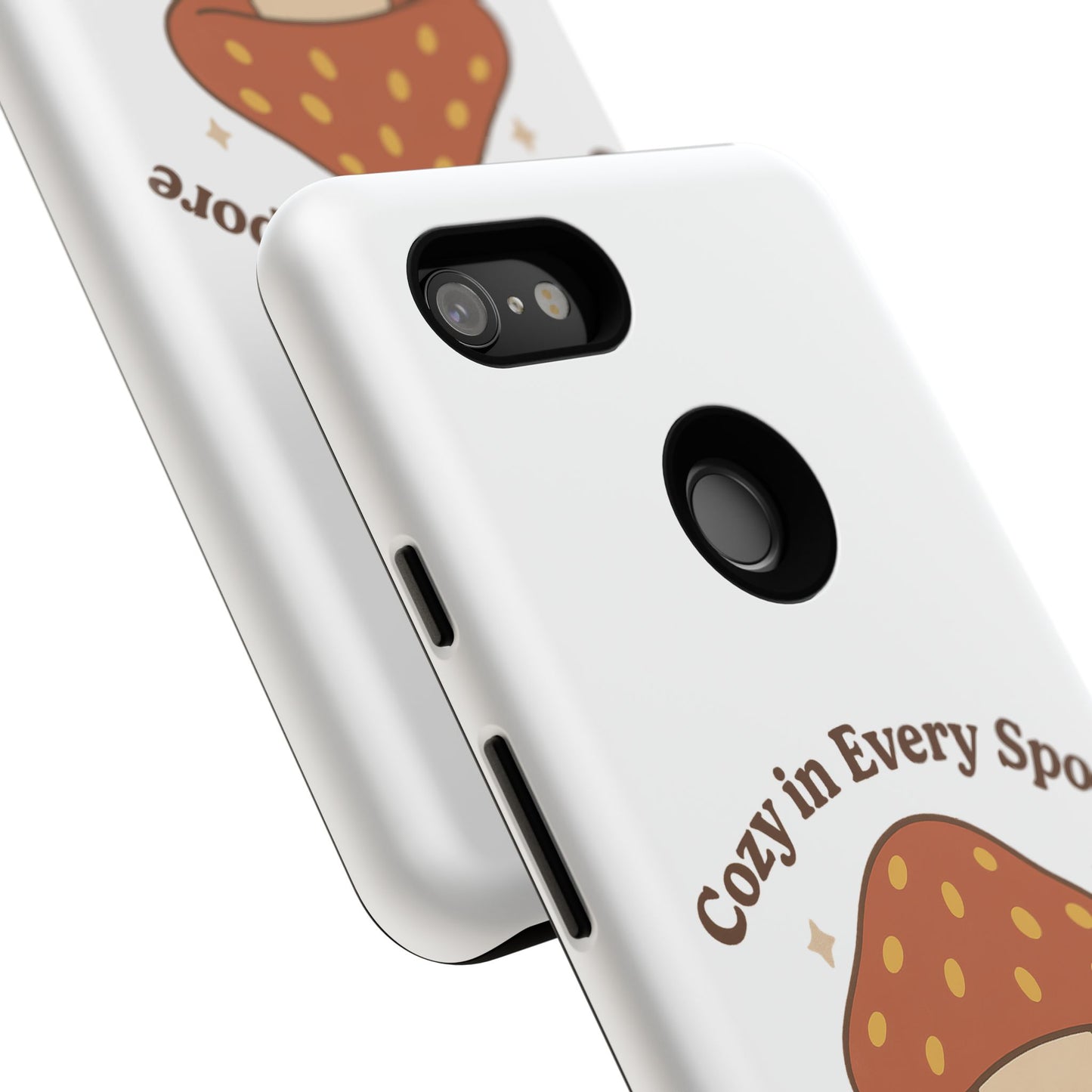 Phone Case - Cozy Mushroom 'Cozy in Every Spore' Design