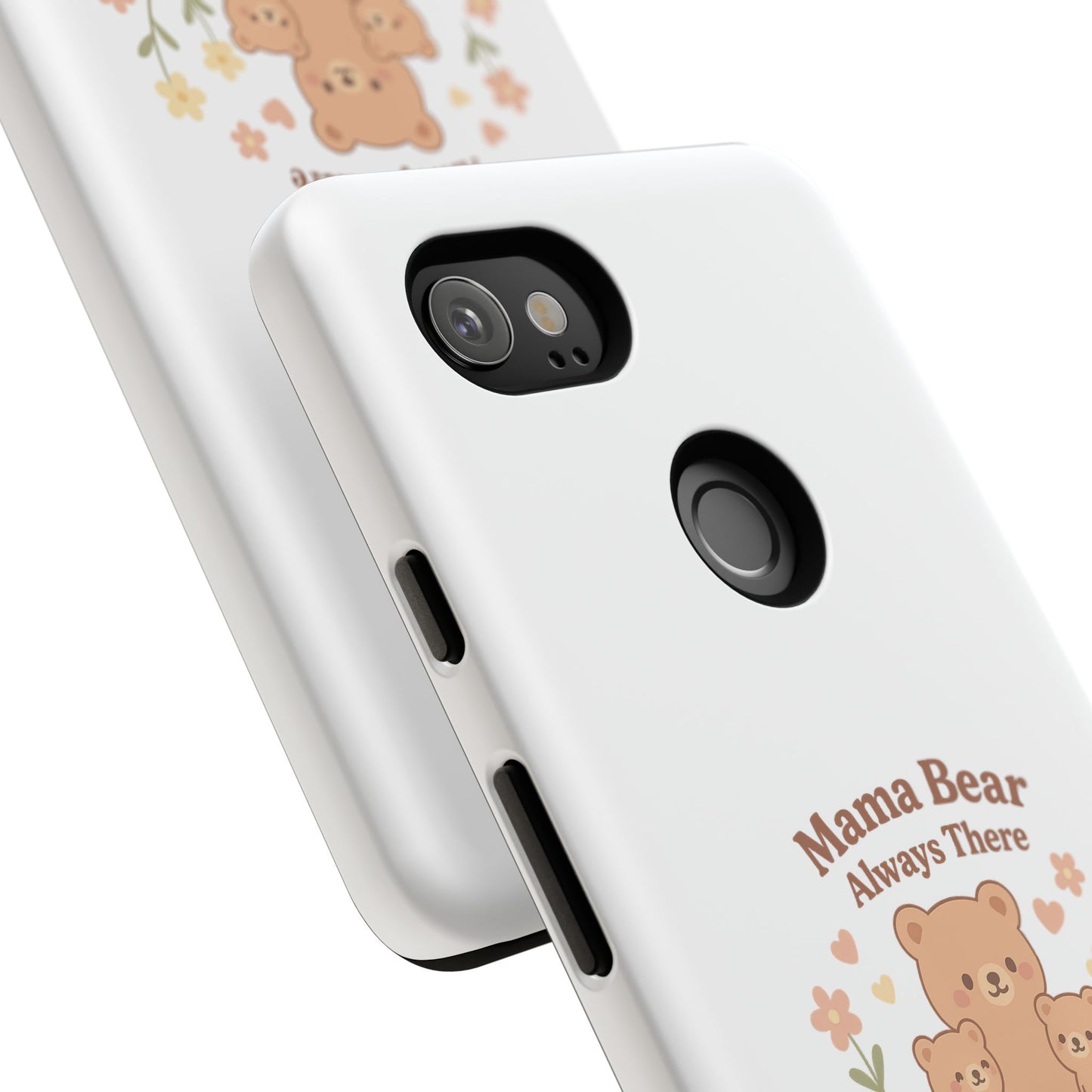 Mama Bear Always There Phone Case – Cute Kawaii Gift for Moms