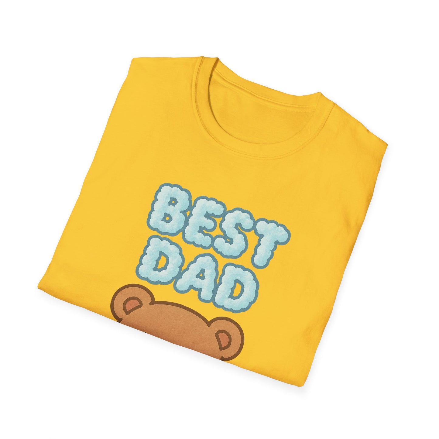 Best Dad Cartoon Bear T-Shirt
