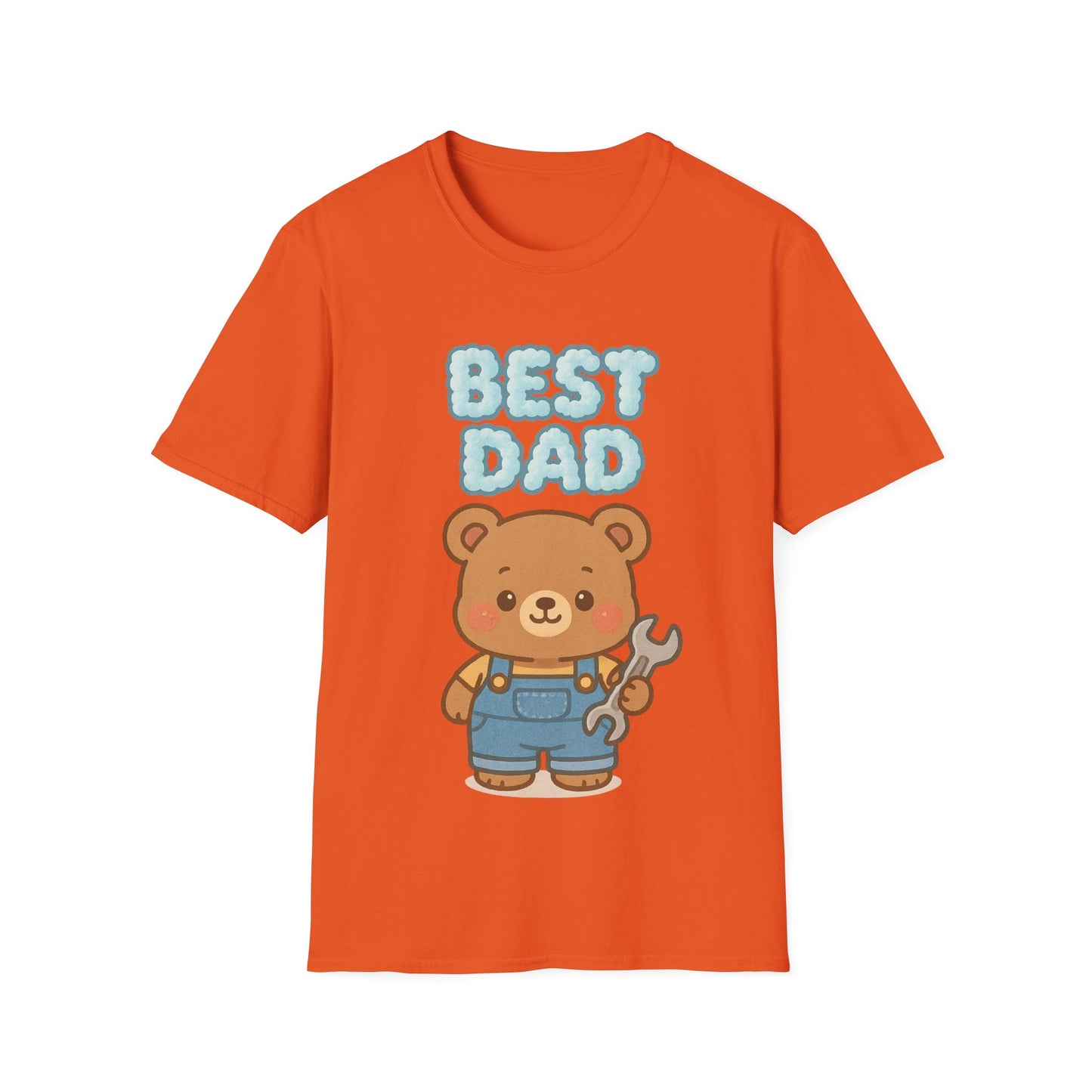 Best Dad Cartoon Bear T-Shirt