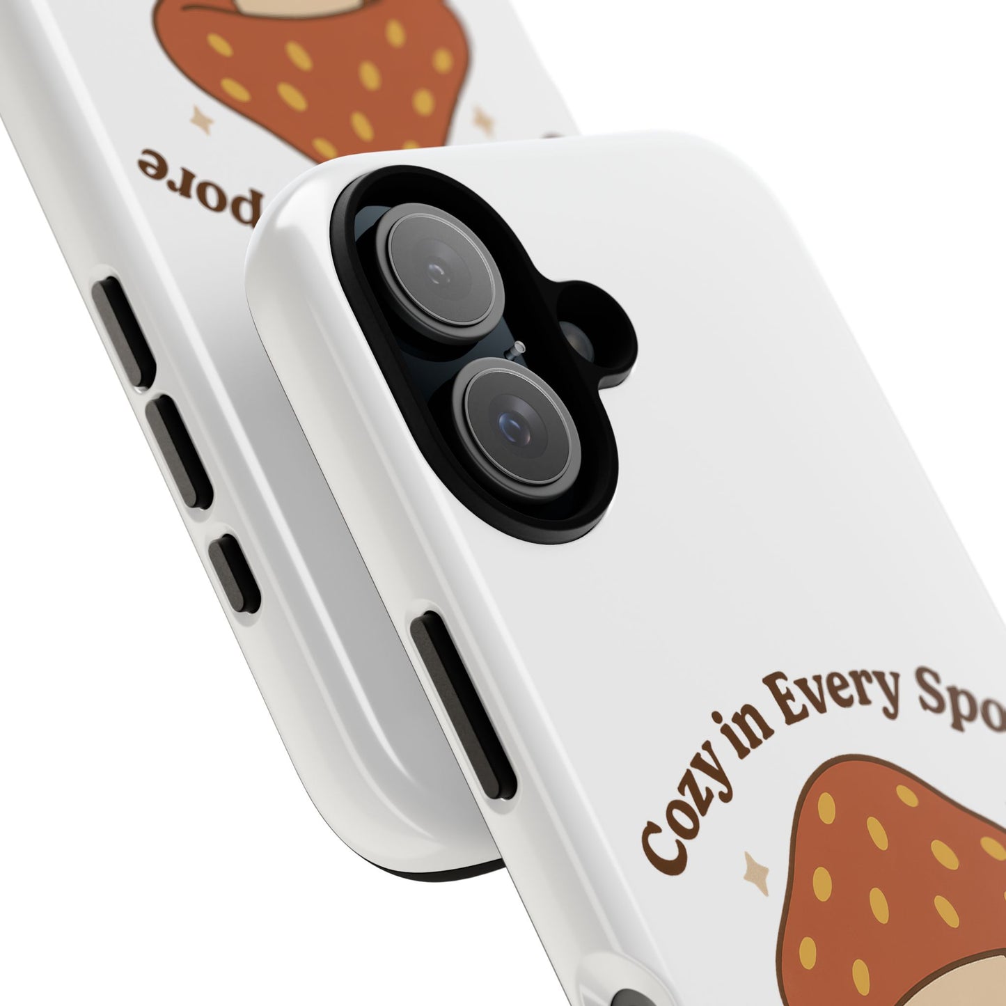 Phone Case - Cozy Mushroom 'Cozy in Every Spore' Design