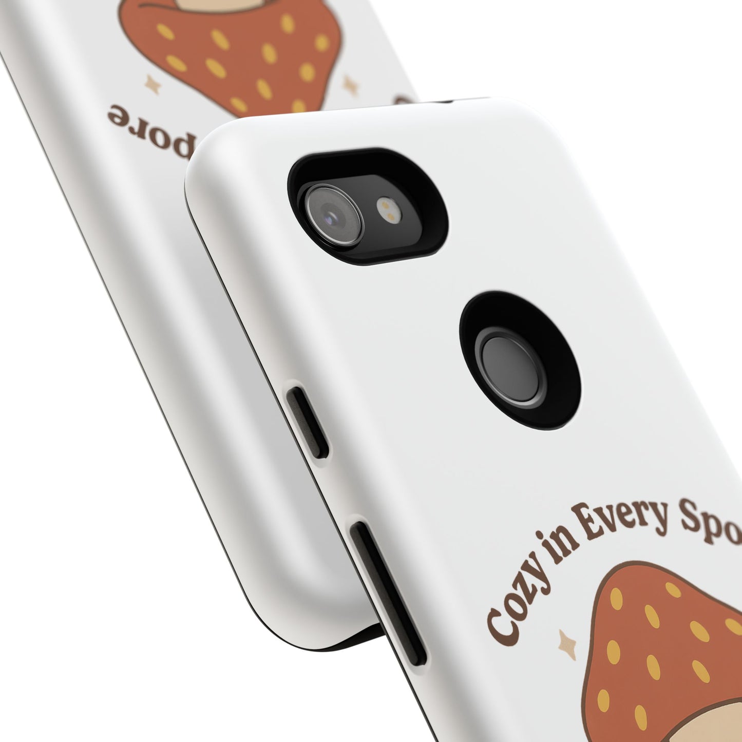 Phone Case - Cozy Mushroom 'Cozy in Every Spore' Design