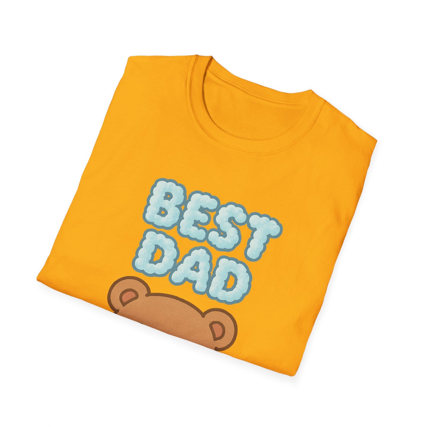 Best Dad Cartoon Bear T-Shirt